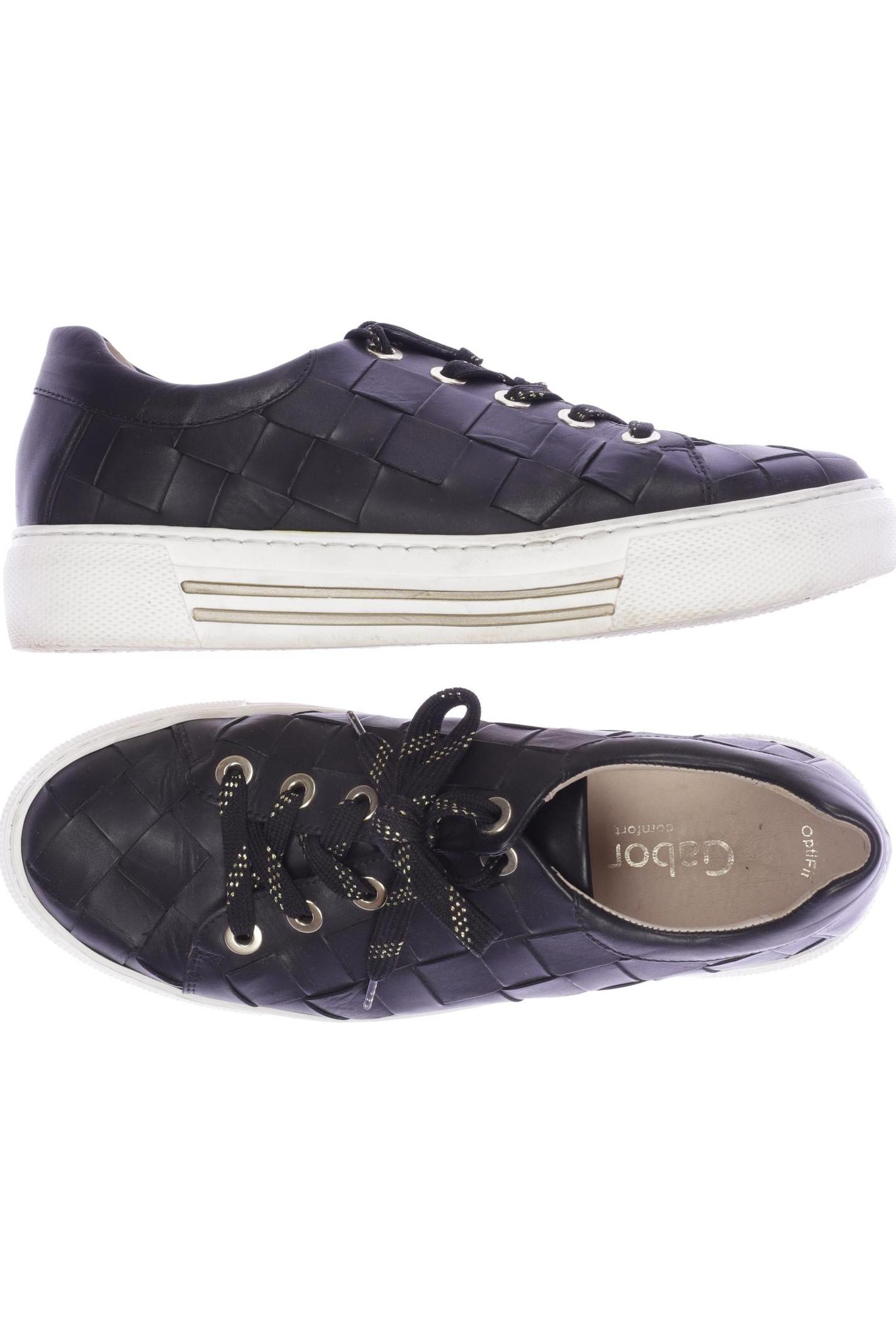 

Gabor Damen Sneakers, schwarz, Gr. 6.5