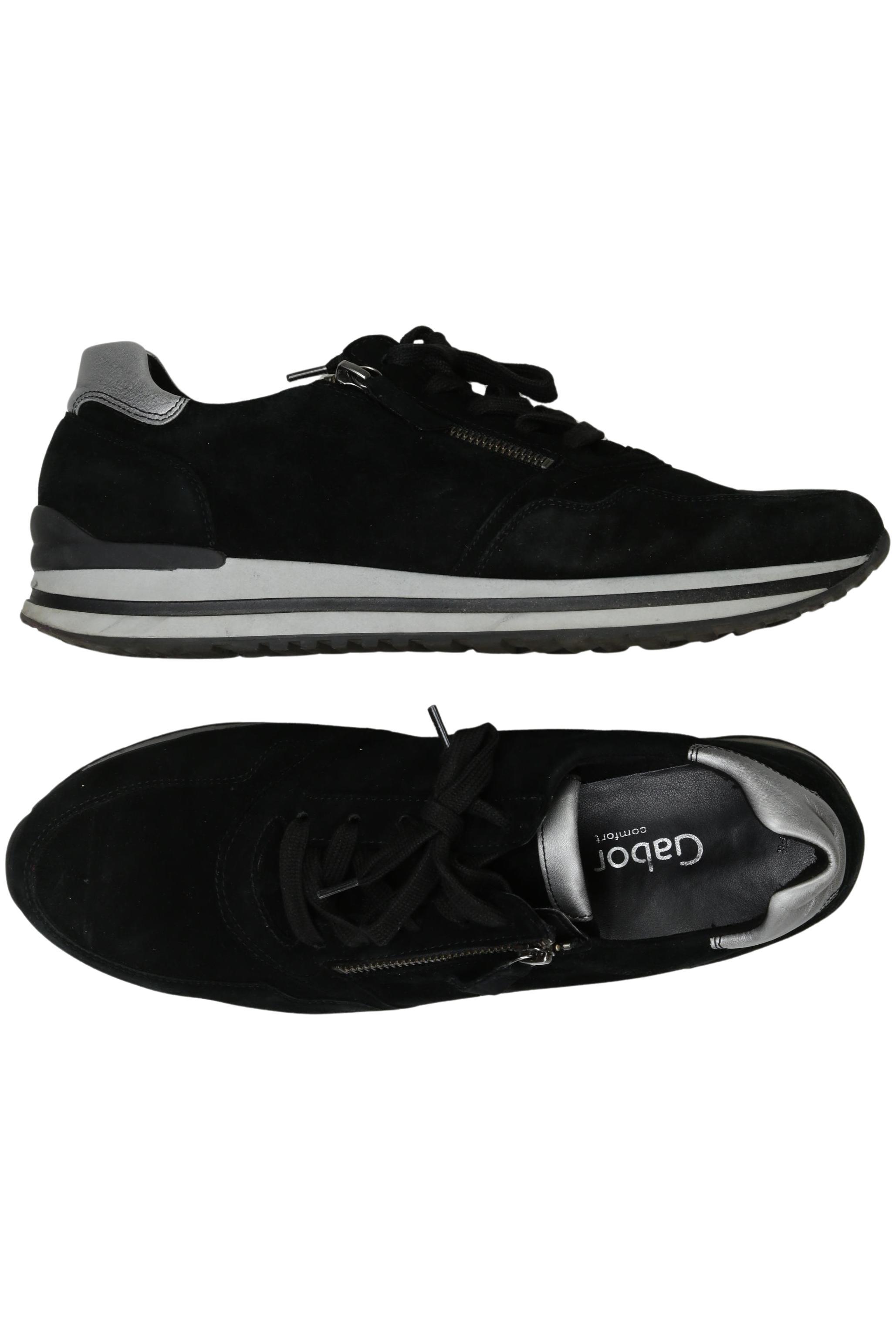 

Gabor Damen Sneakers, schwarz, Gr. 9.5