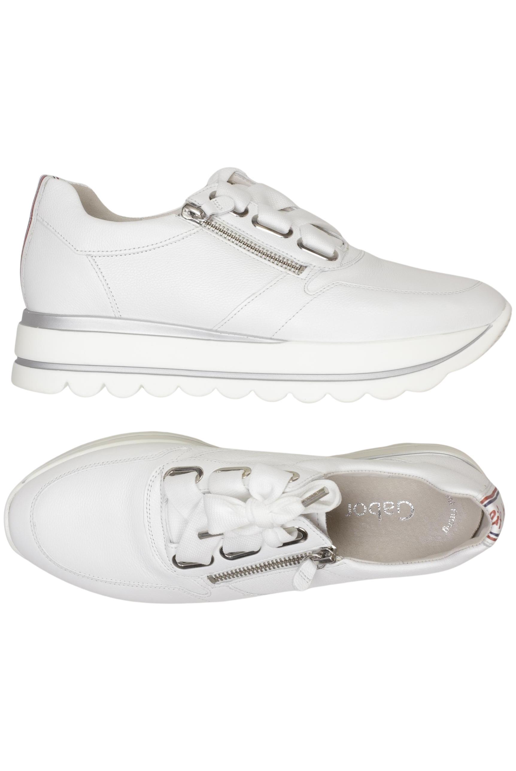 

Gabor Damen Sneakers, weiß, Gr. 6.5