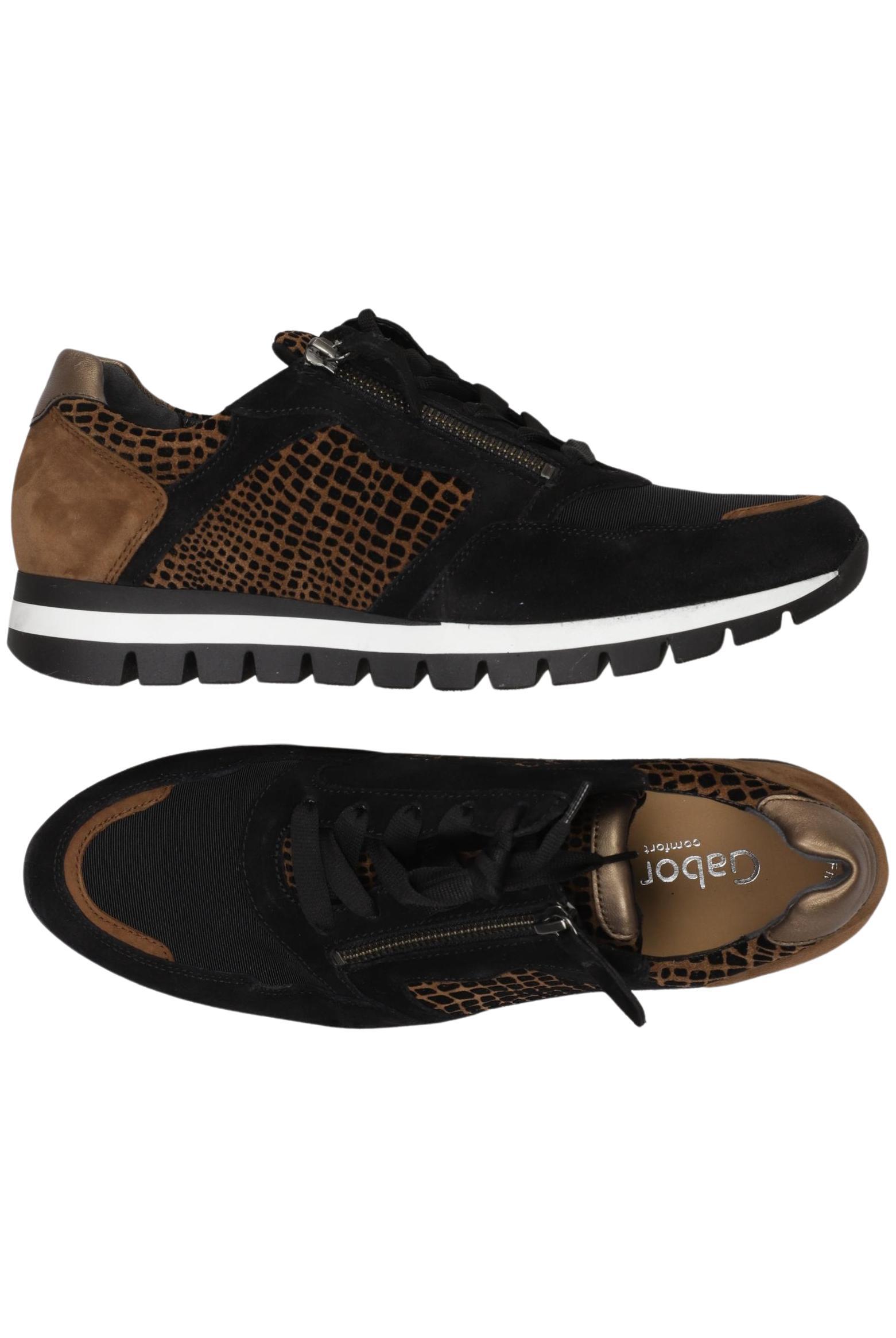 

Gabor Damen Sneakers, schwarz, Gr. 8