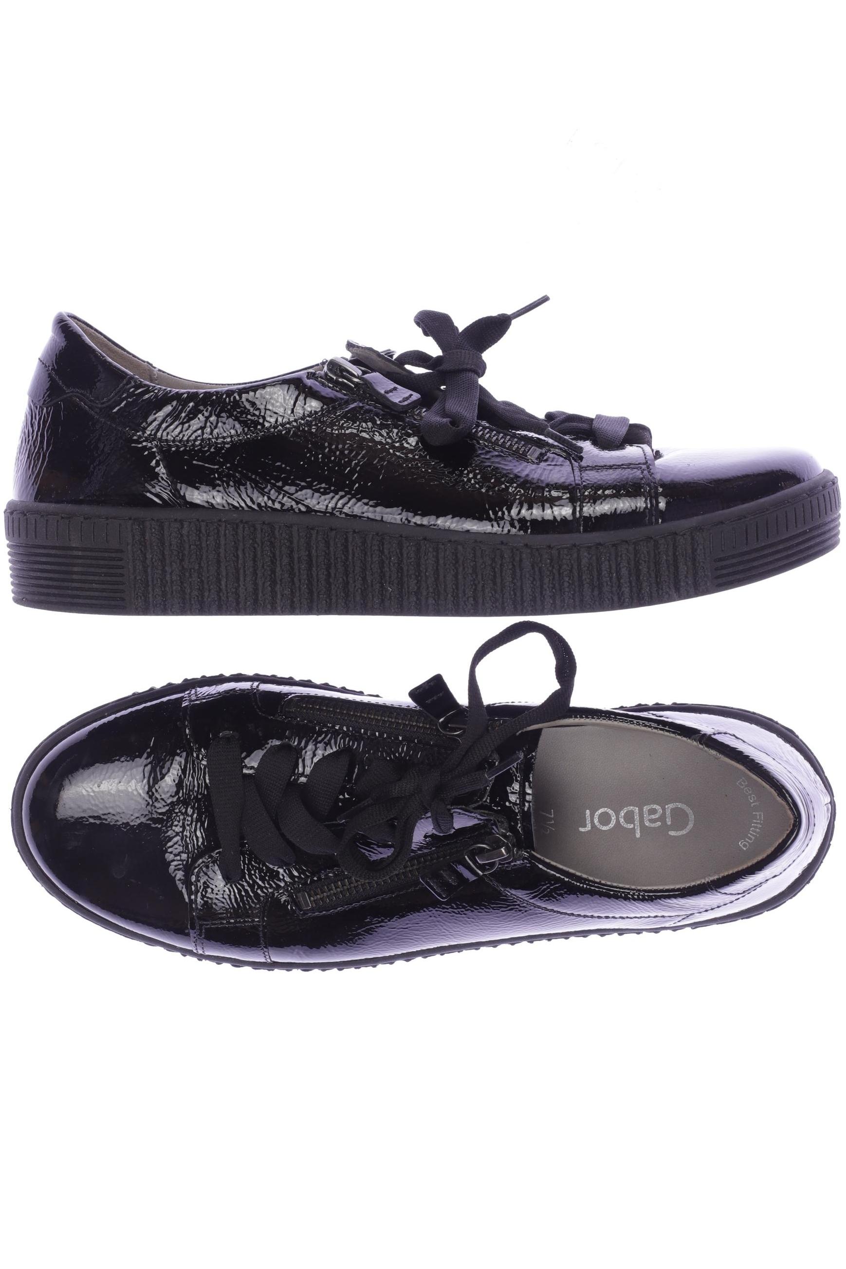 

Gabor Damen Sneakers, schwarz, Gr. 7.5