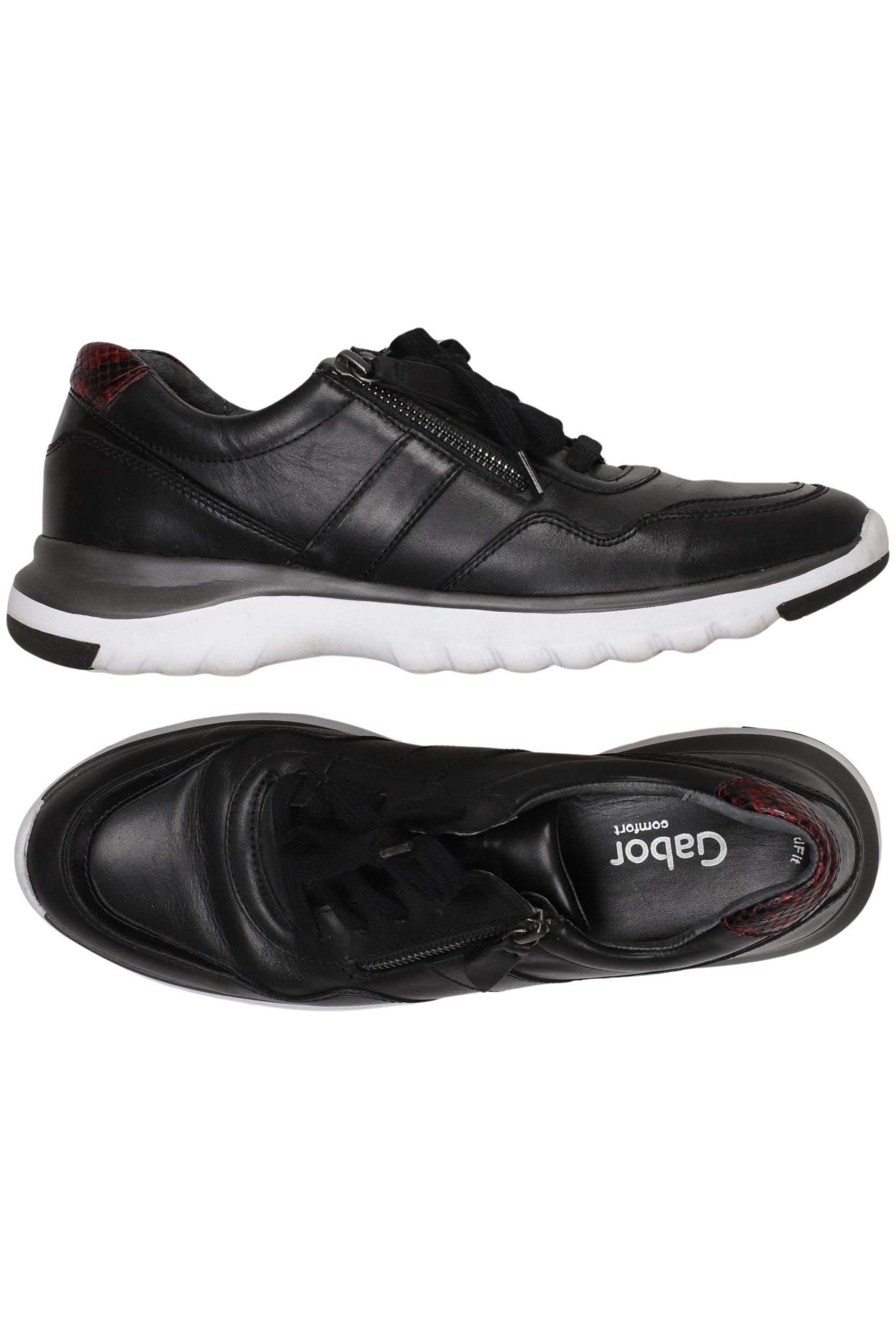 

Gabor Damen Sneakers, schwarz, Gr. 7.5