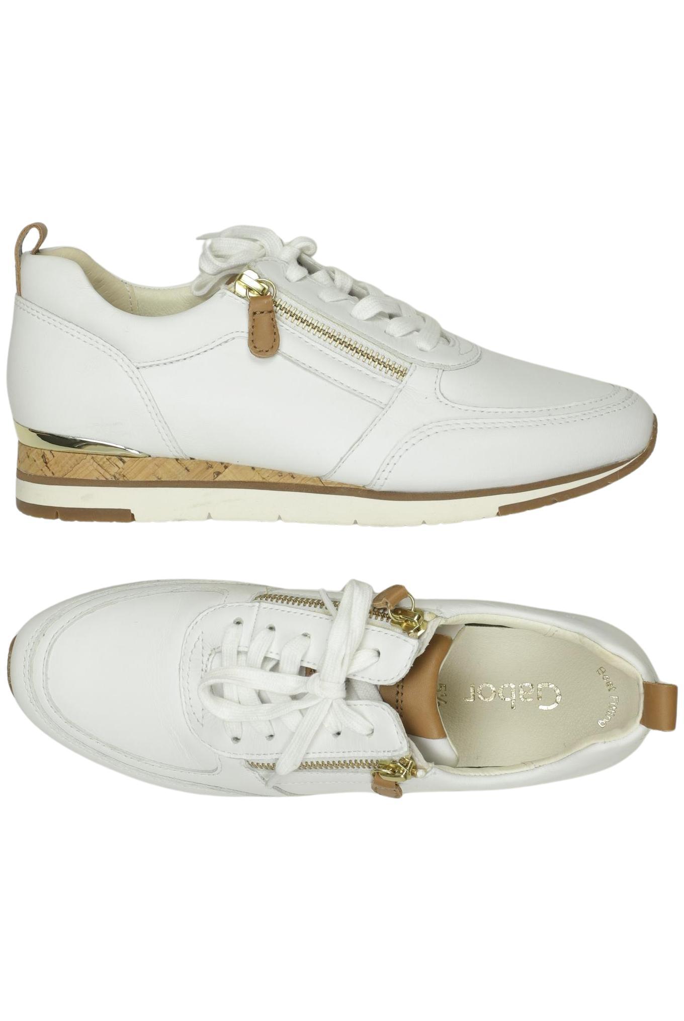 

Gabor Damen Sneakers, weiß, Gr. 5.5