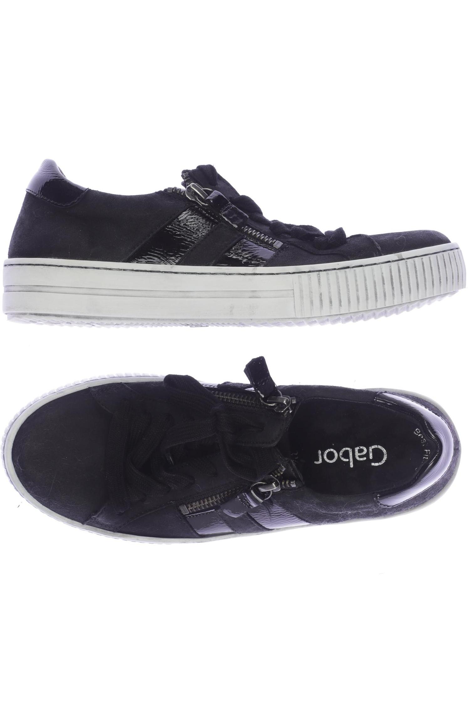 

Gabor Damen Sneakers, schwarz, Gr. 3.5