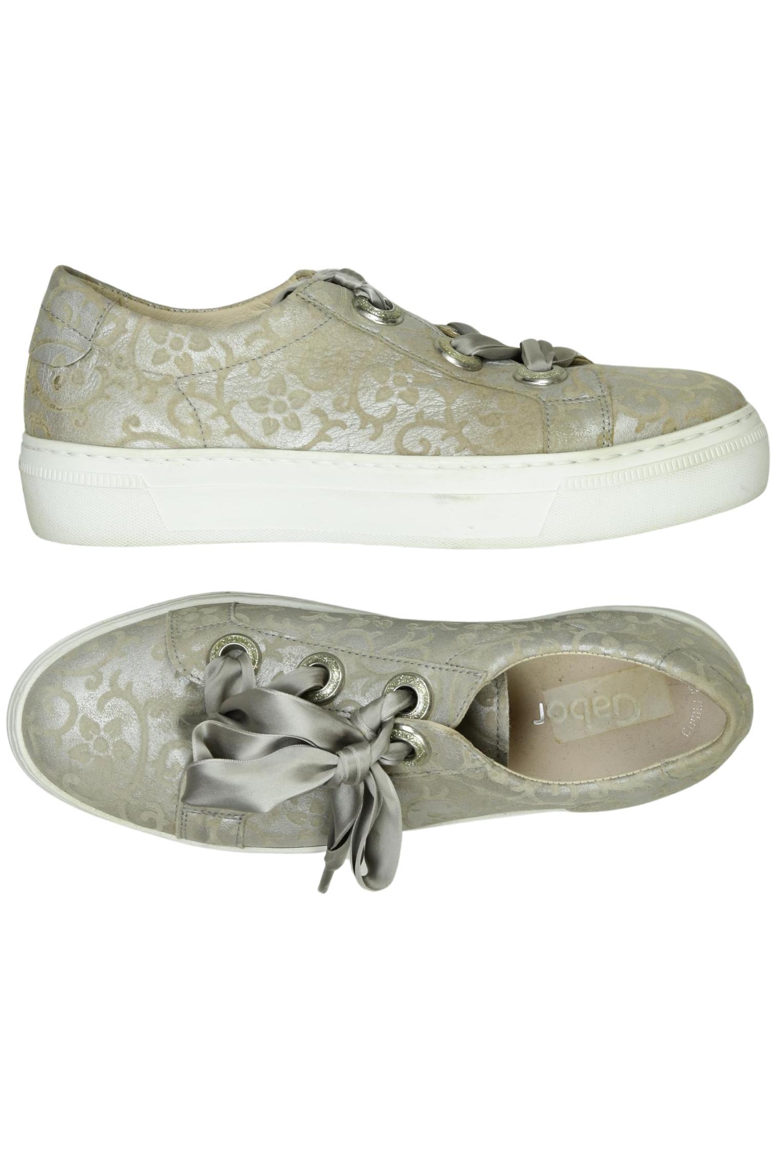 

Gabor Damen Sneakers, silber, Gr. 5.5