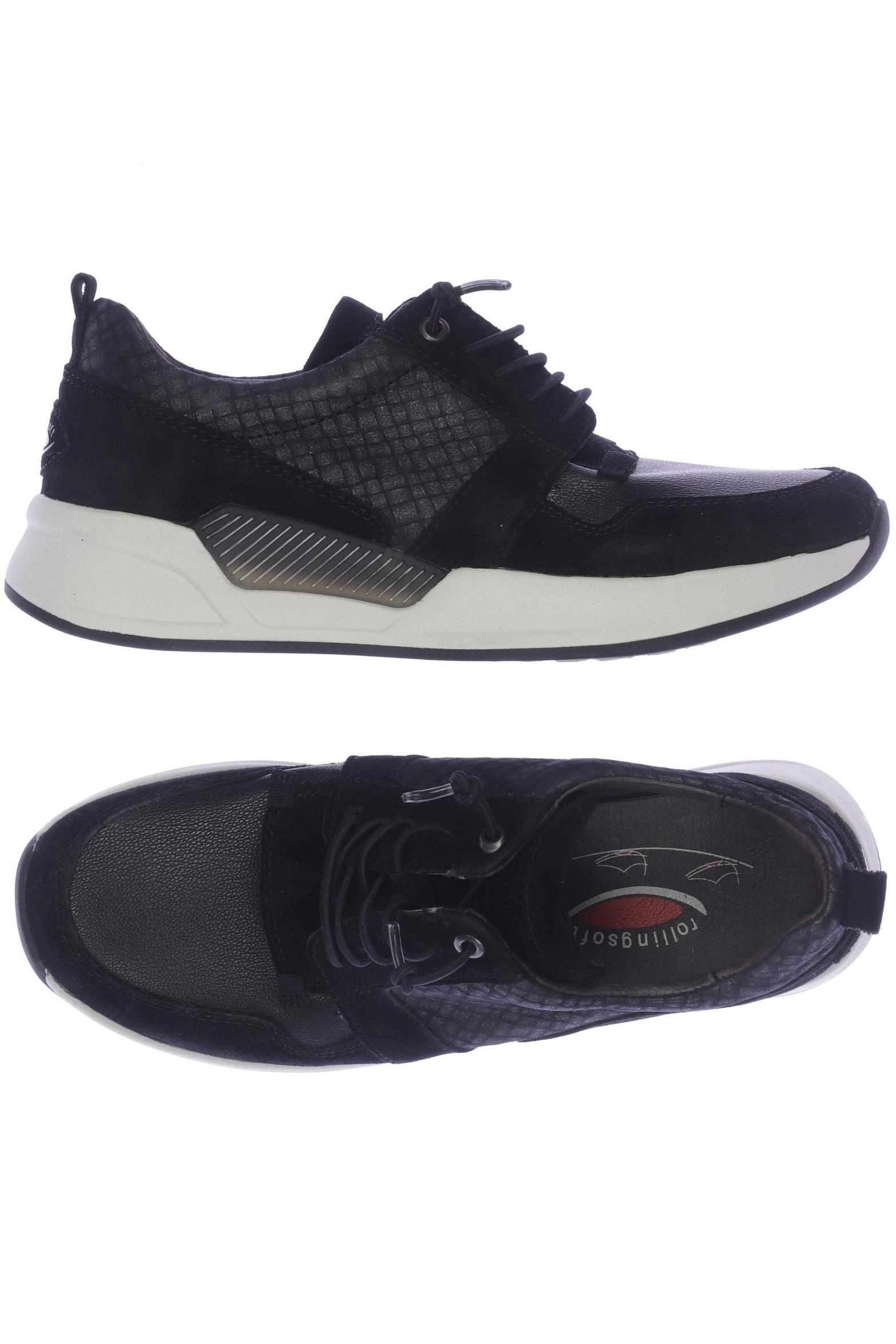 

Gabor Damen Sneakers, schwarz, Gr. 4.5