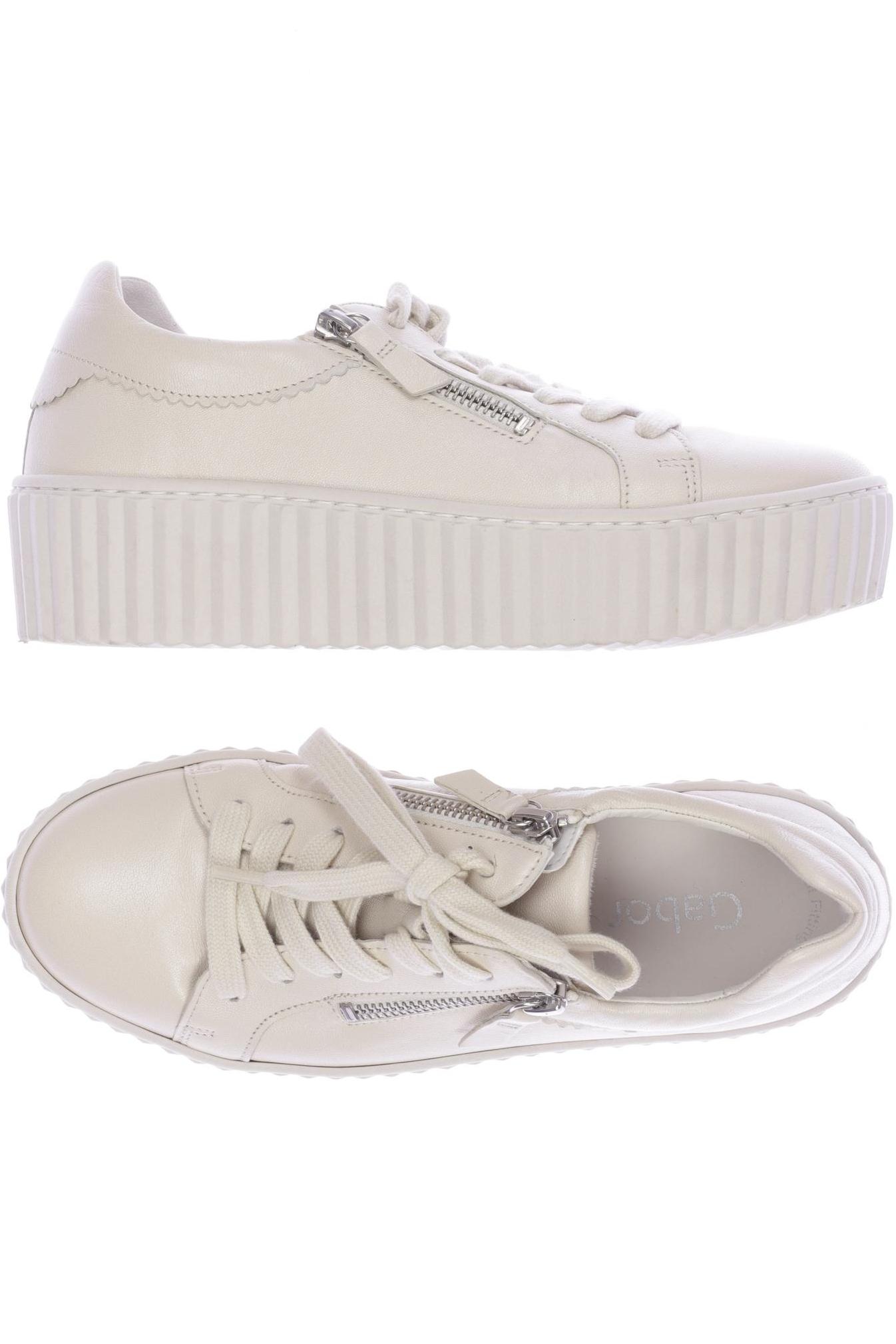 

Gabor Damen Sneakers, cremeweiß, Gr. 4.5