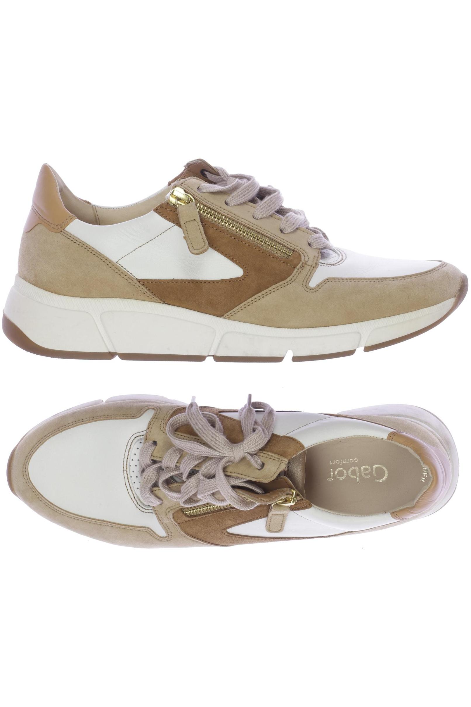 

Gabor Damen Sneakers, beige, Gr. 8