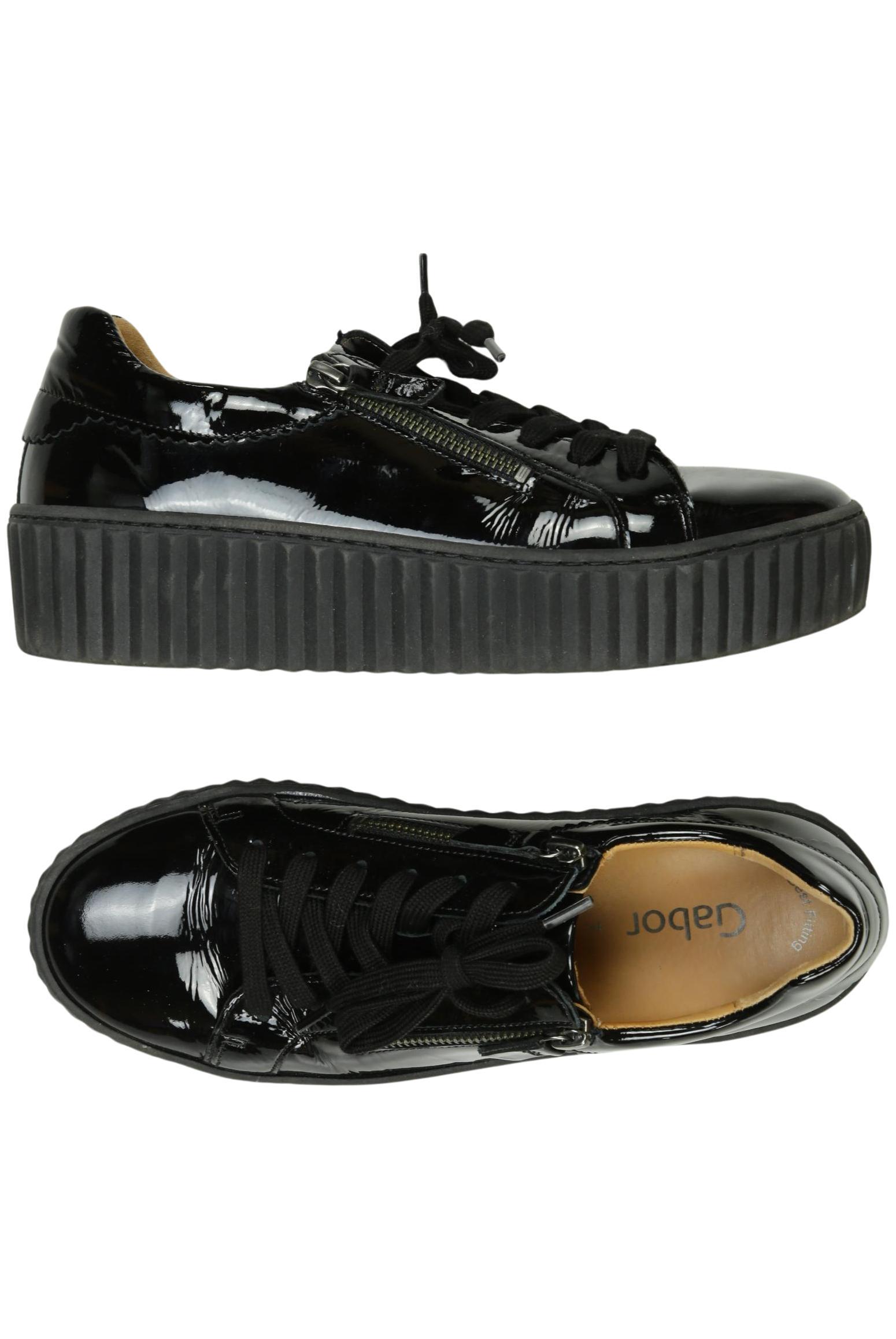 

Gabor Damen Sneakers, schwarz, Gr. 7