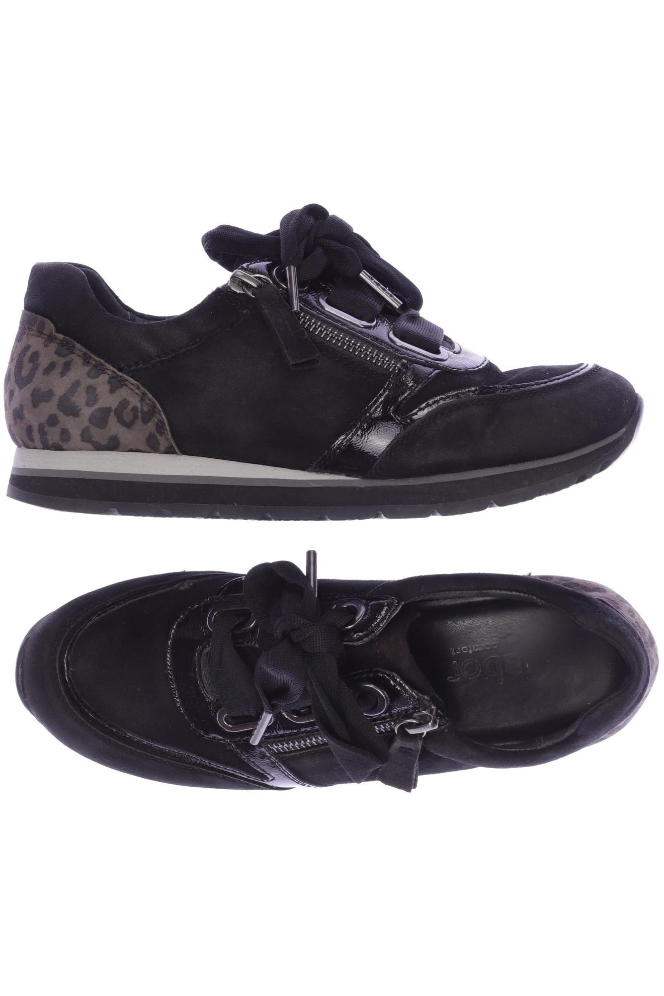 

Gabor Damen Sneakers, schwarz, Gr. 4.5