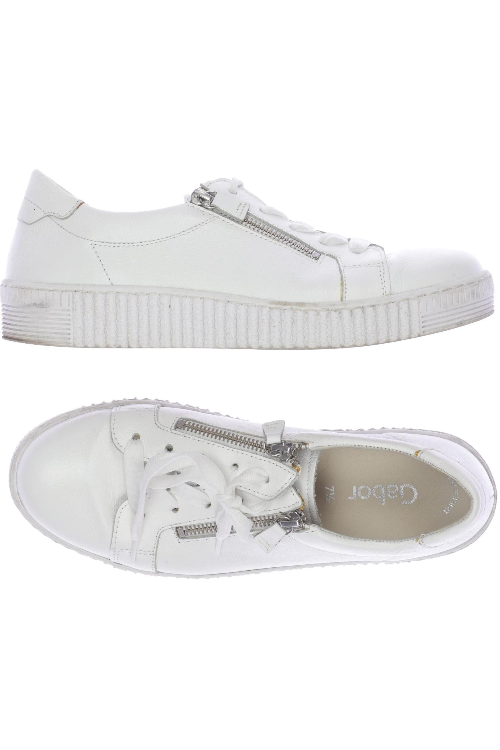 

Gabor Damen Sneakers, weiß, Gr. 7.5