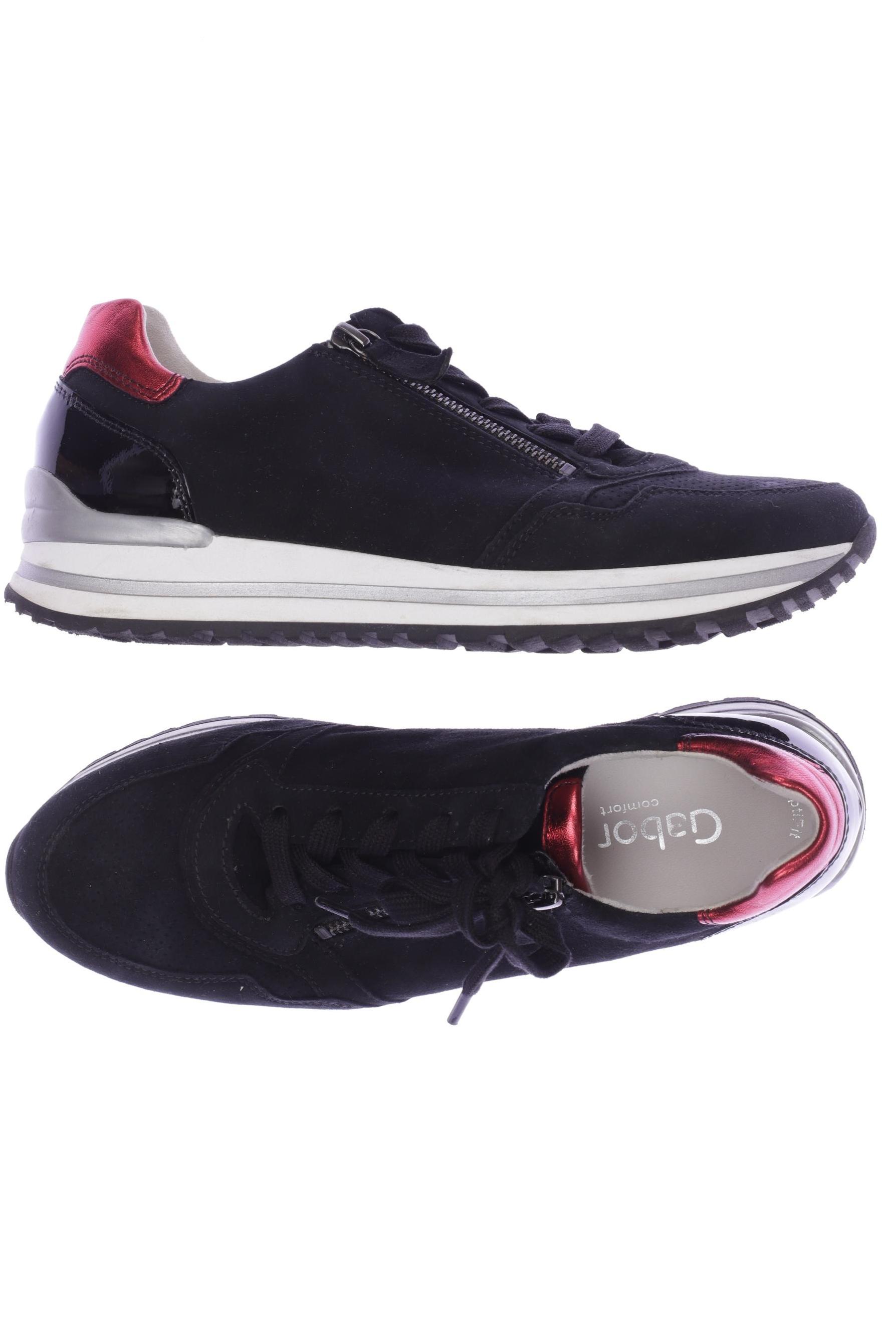 

Gabor Damen Sneakers, schwarz, Gr. 6