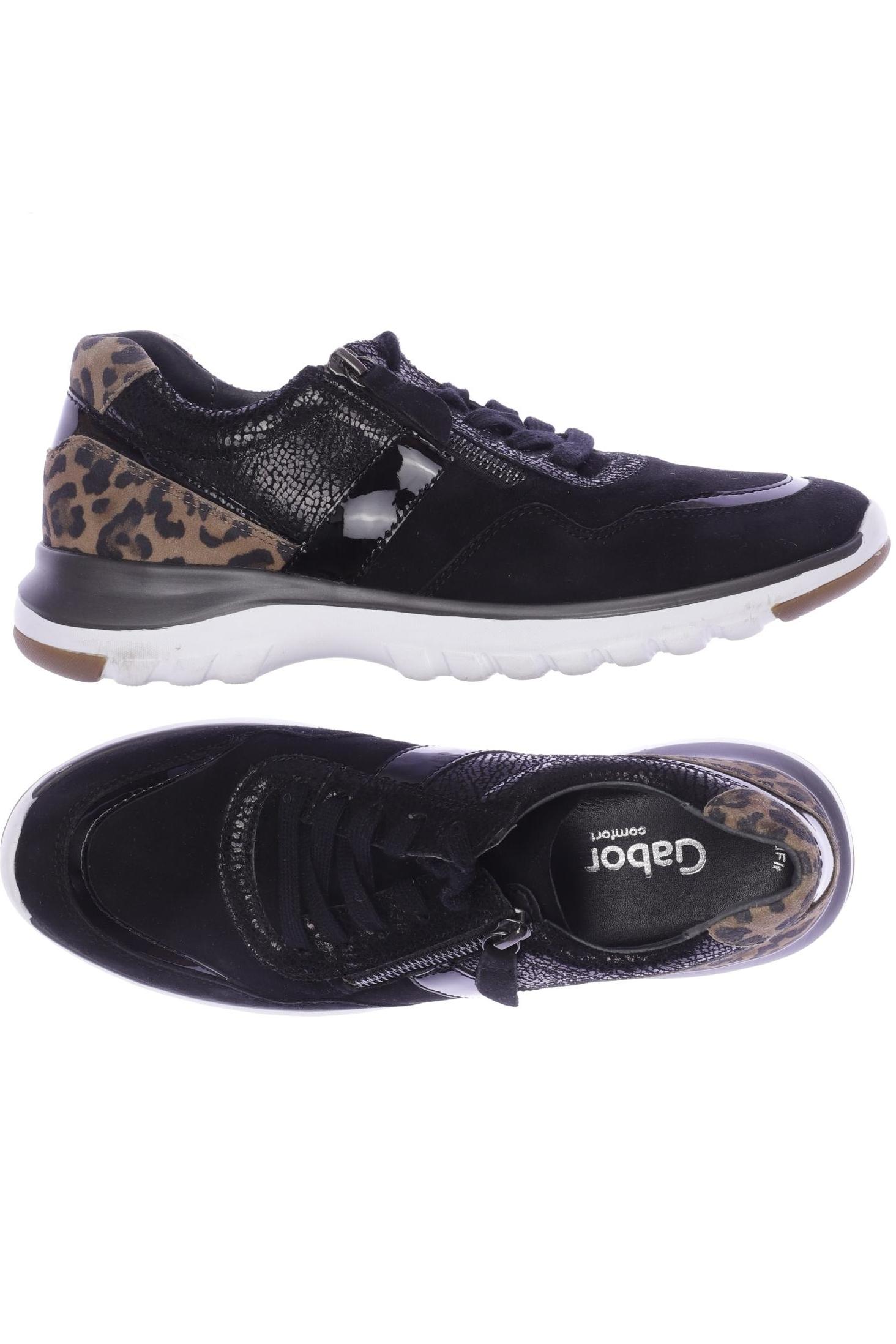 

Gabor Damen Sneakers, schwarz, Gr. 6