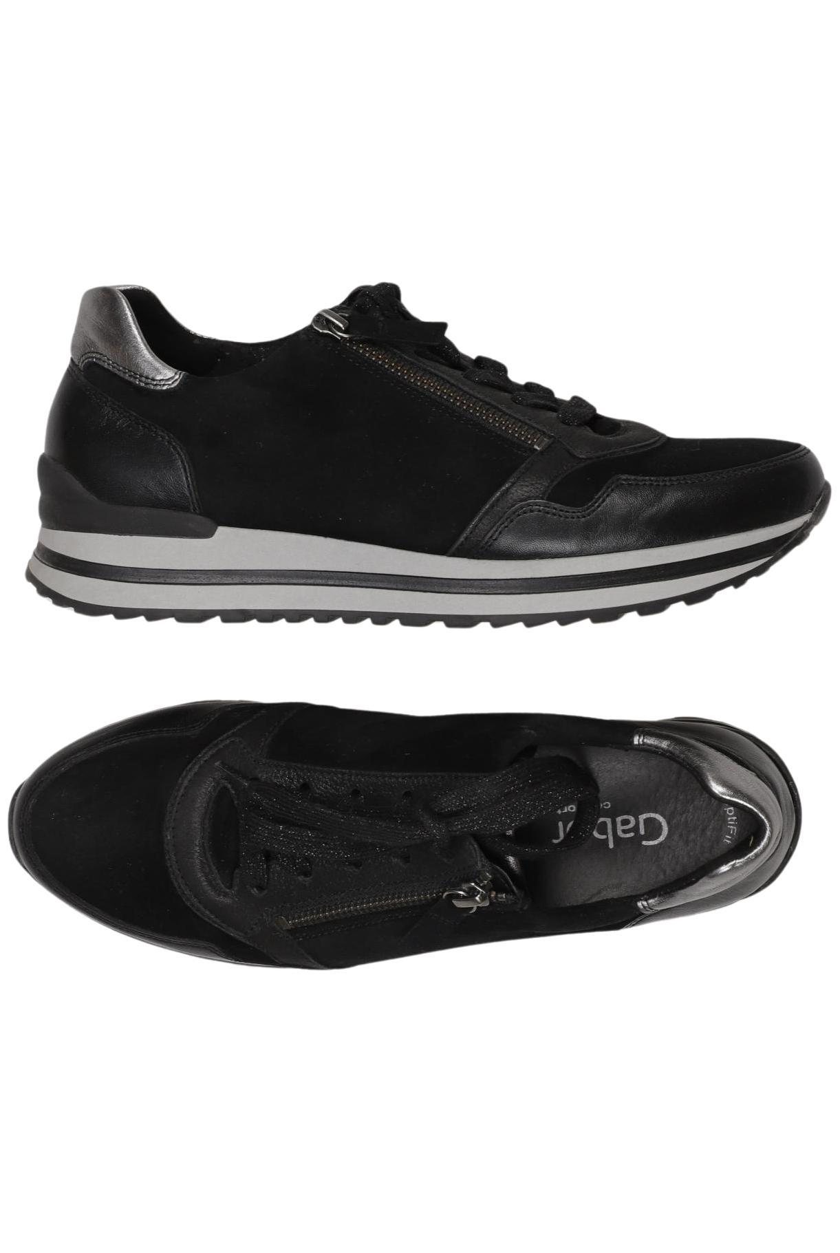 

Gabor Damen Sneakers, schwarz, Gr. 6