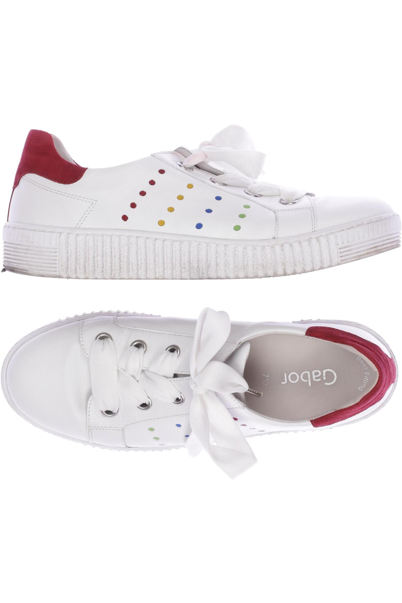 

Gabor Damen Sneakers, weiß, Gr. 7.5