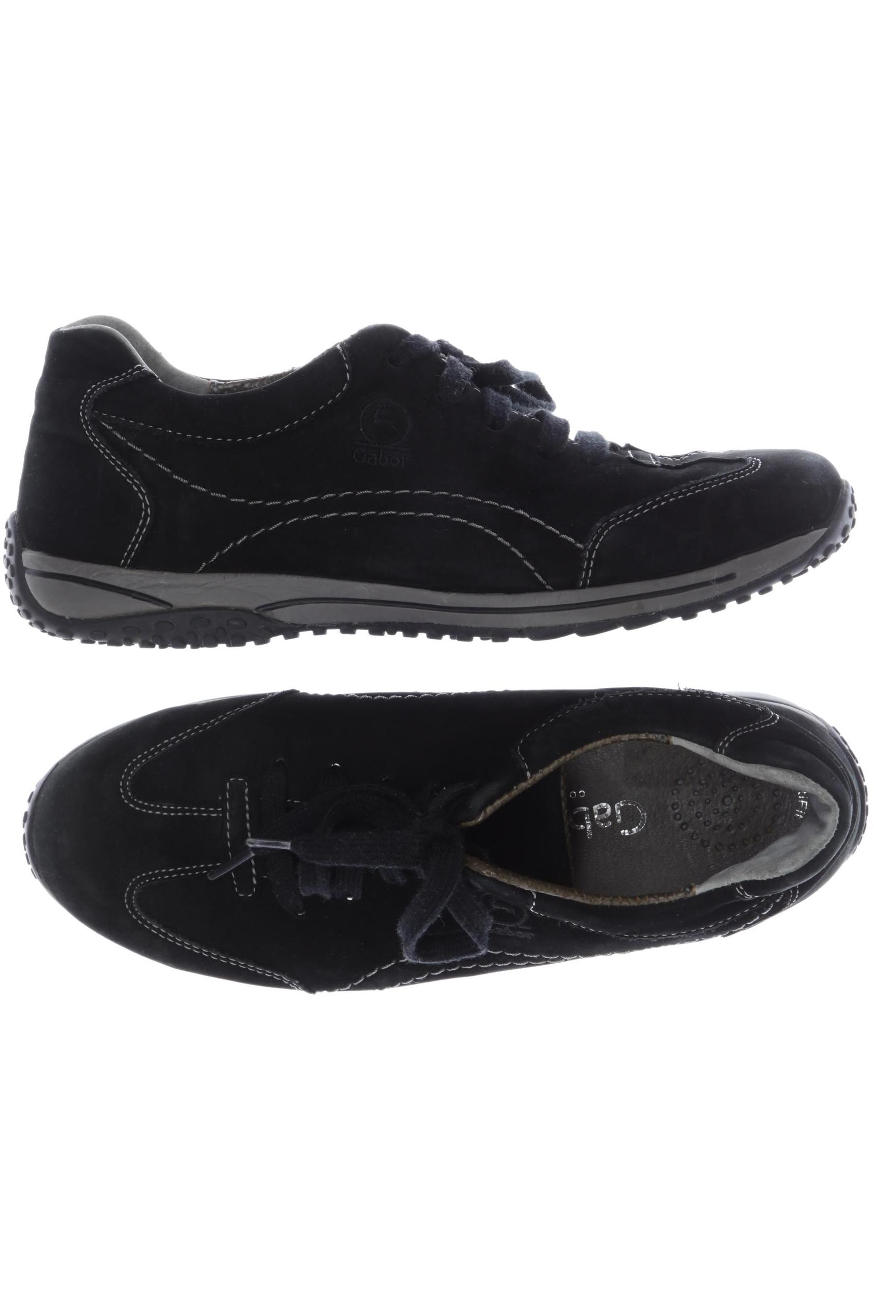 

Gabor Damen Sneakers, schwarz, Gr. 7