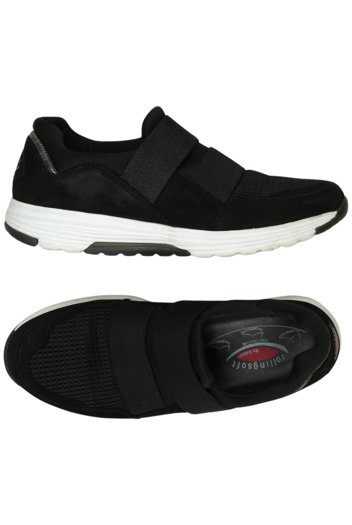 

Gabor Damen Sneakers, schwarz, Gr. 4.5