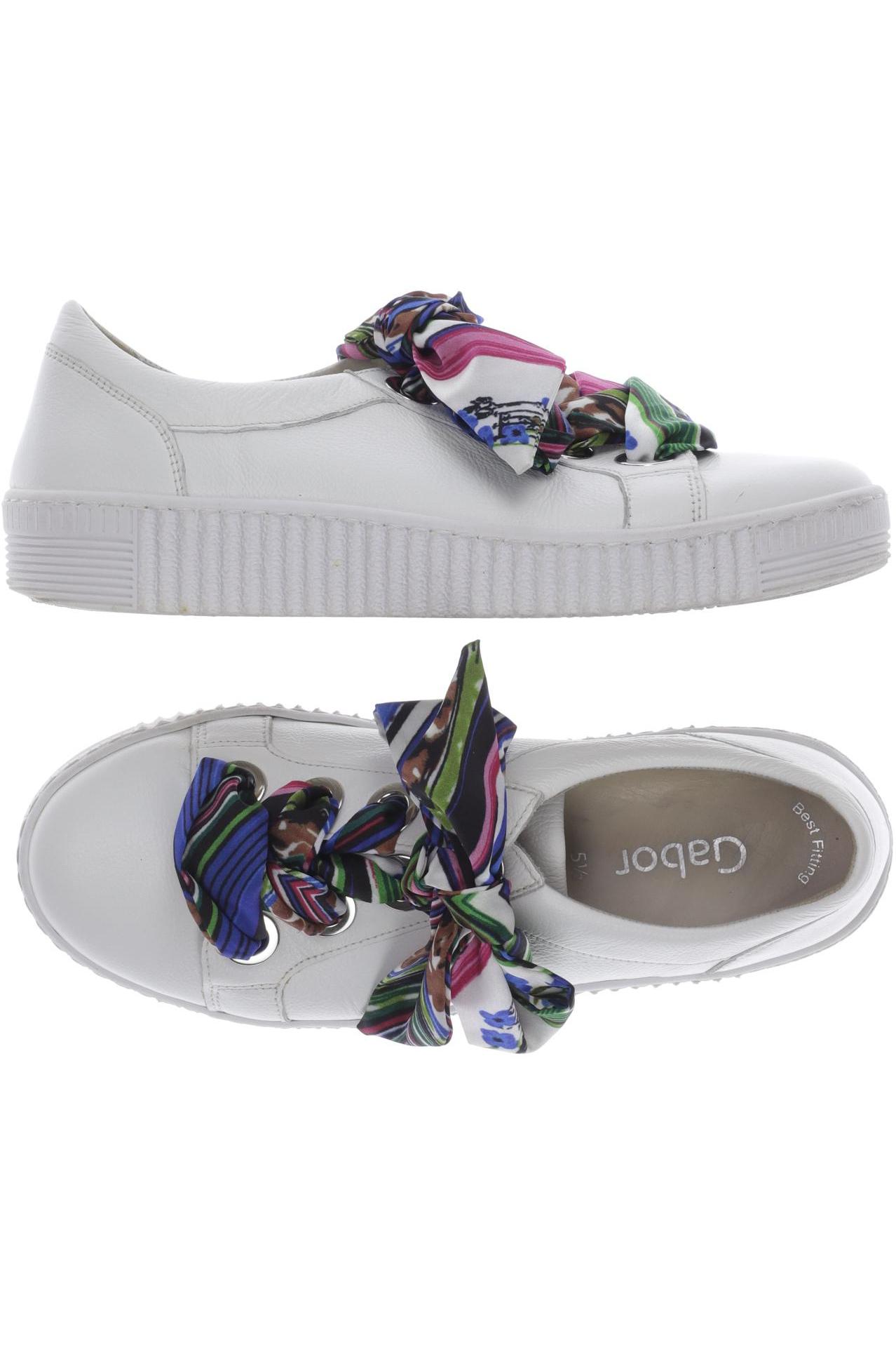 

Gabor Damen Sneakers, weiß, Gr. 5.5