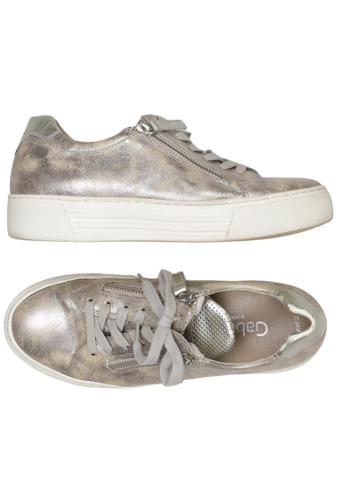

Gabor Damen Sneakers, silber, Gr. 4.5