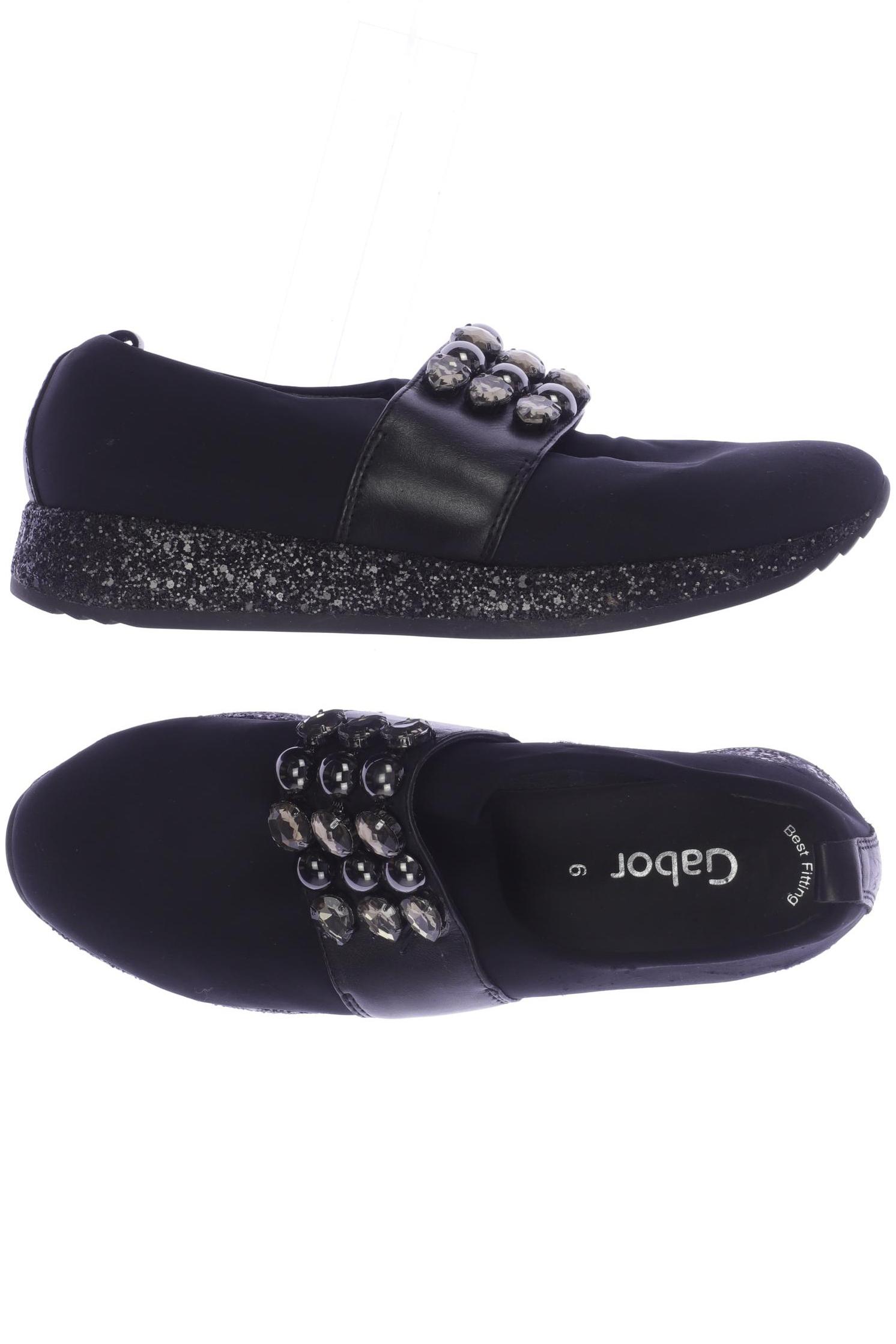 

Gabor Damen Sneakers, schwarz, Gr. 6