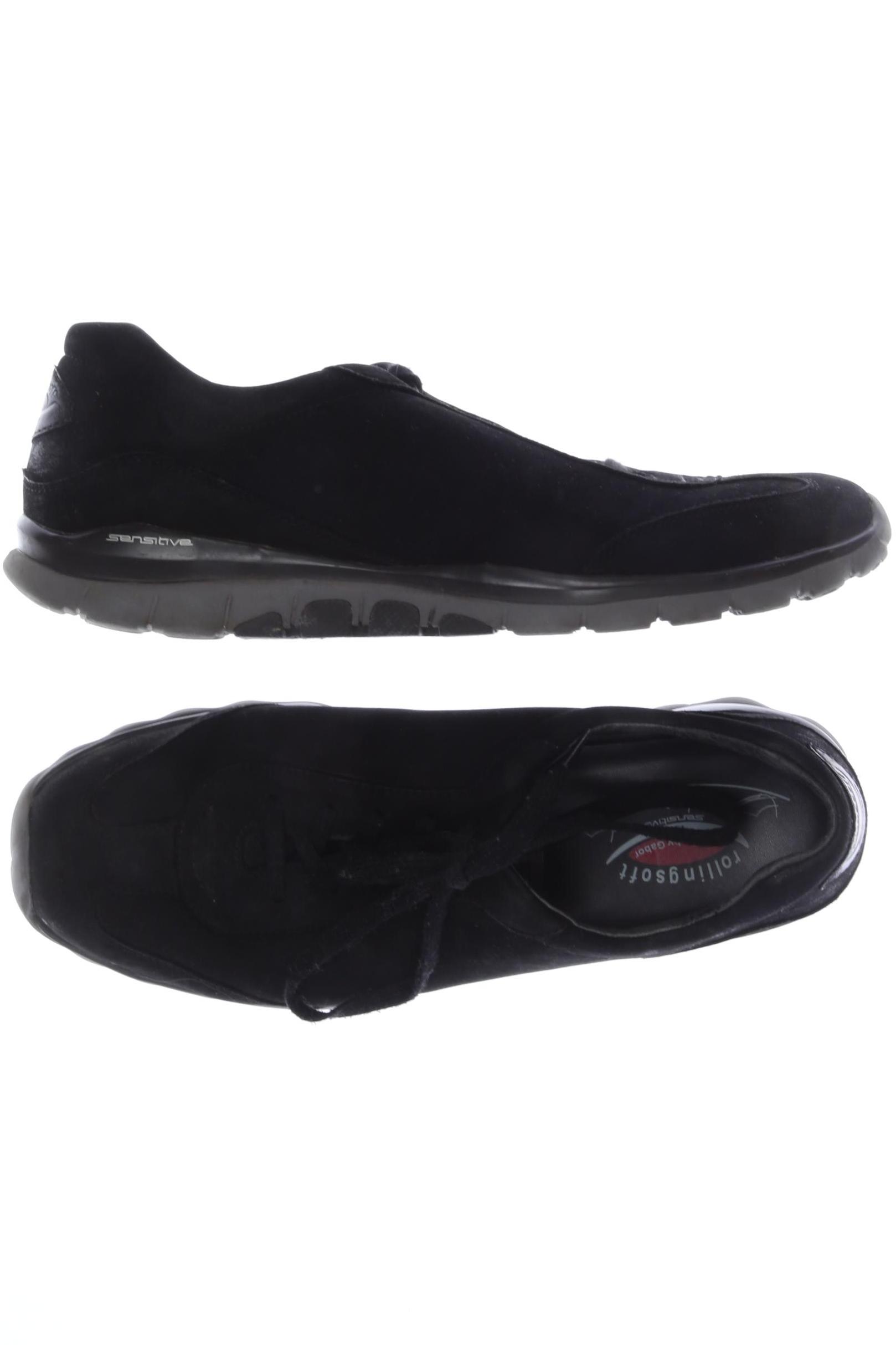 

Gabor Damen Sneakers, schwarz, Gr. 8