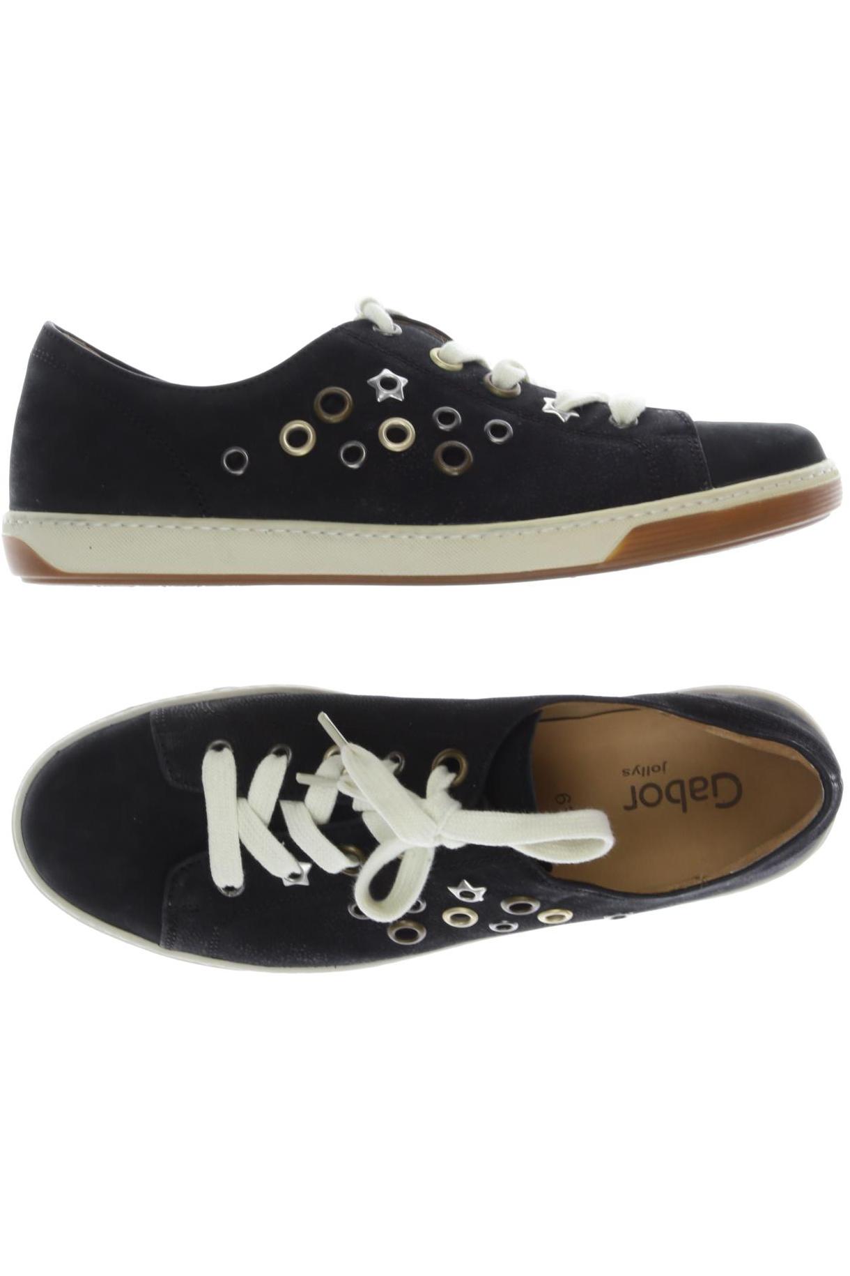 

Gabor Damen Sneakers, schwarz, Gr. 6.5