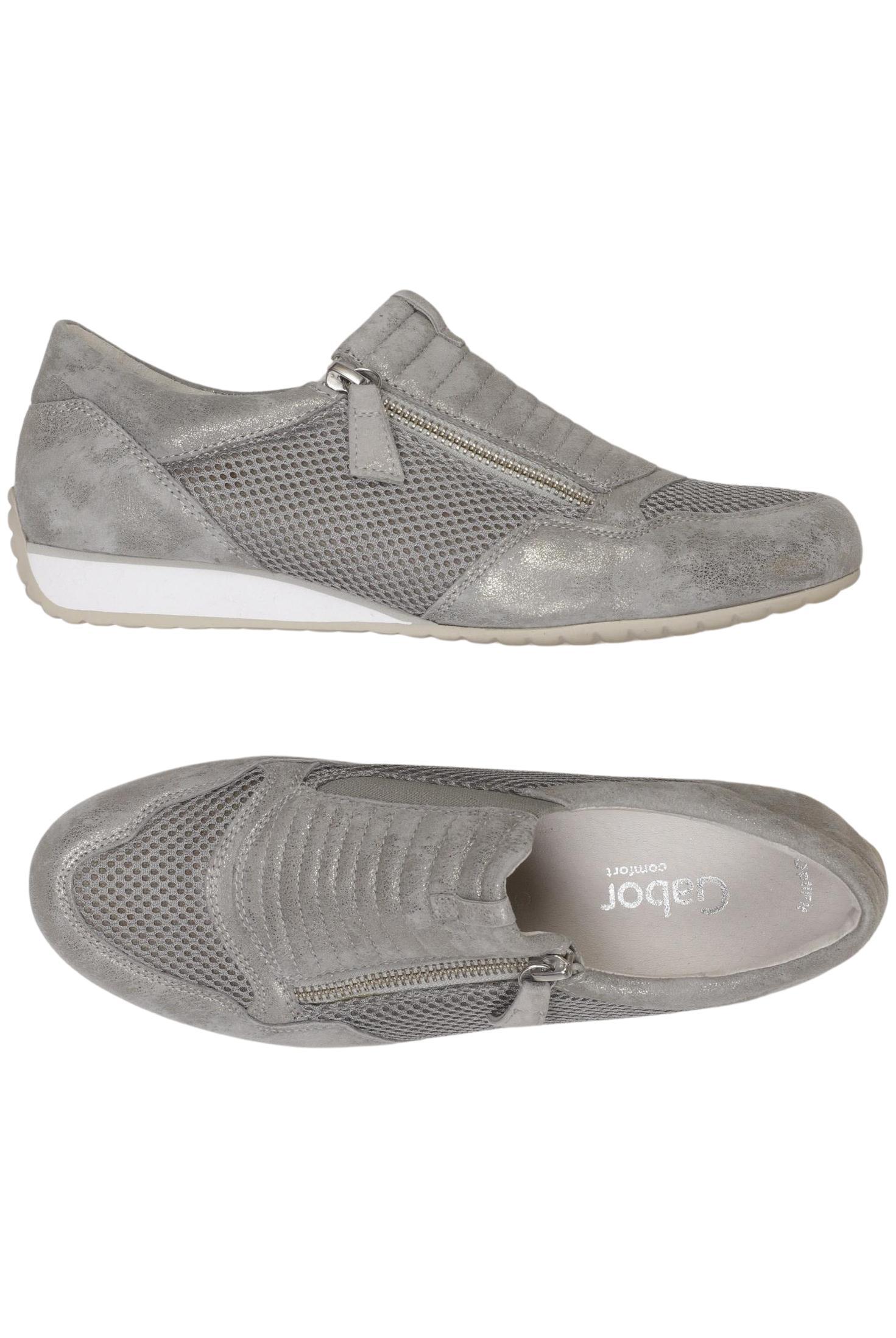 

Gabor Damen Sneakers, silber, Gr. 6.5