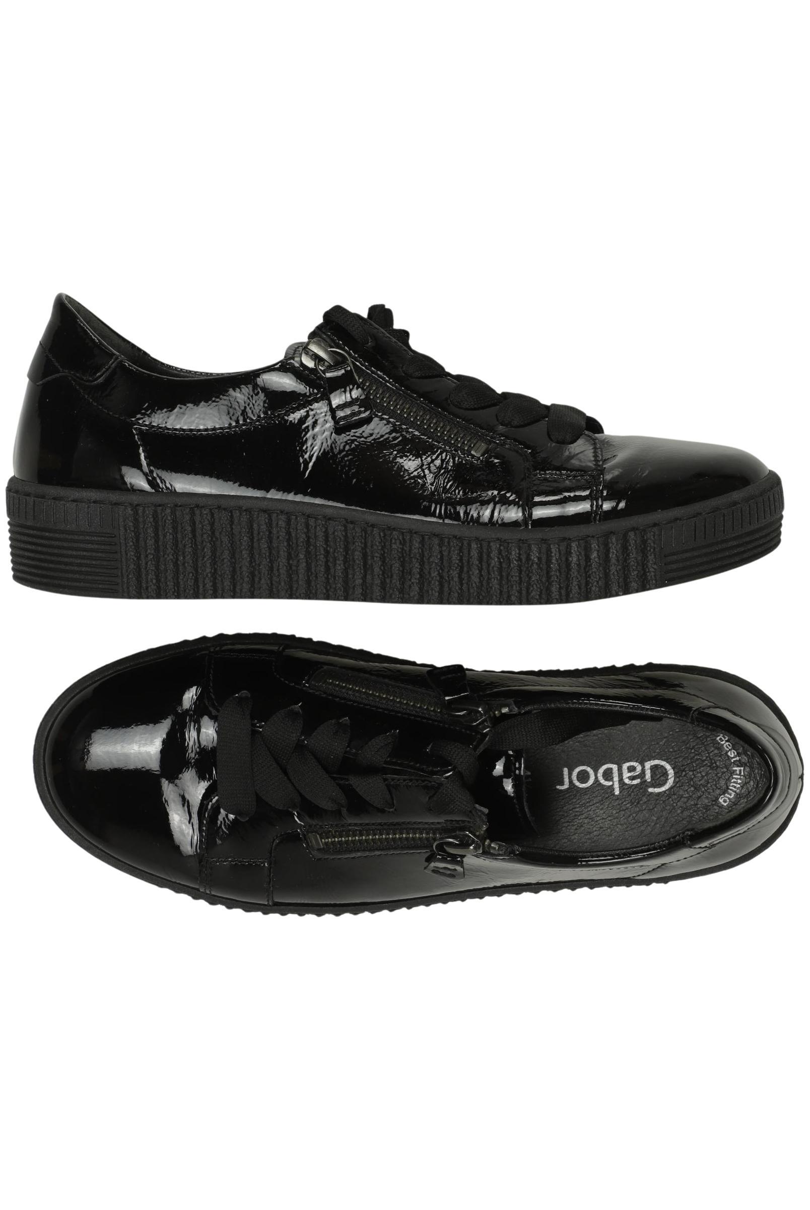 

Gabor Damen Sneakers, schwarz, Gr. 4.5