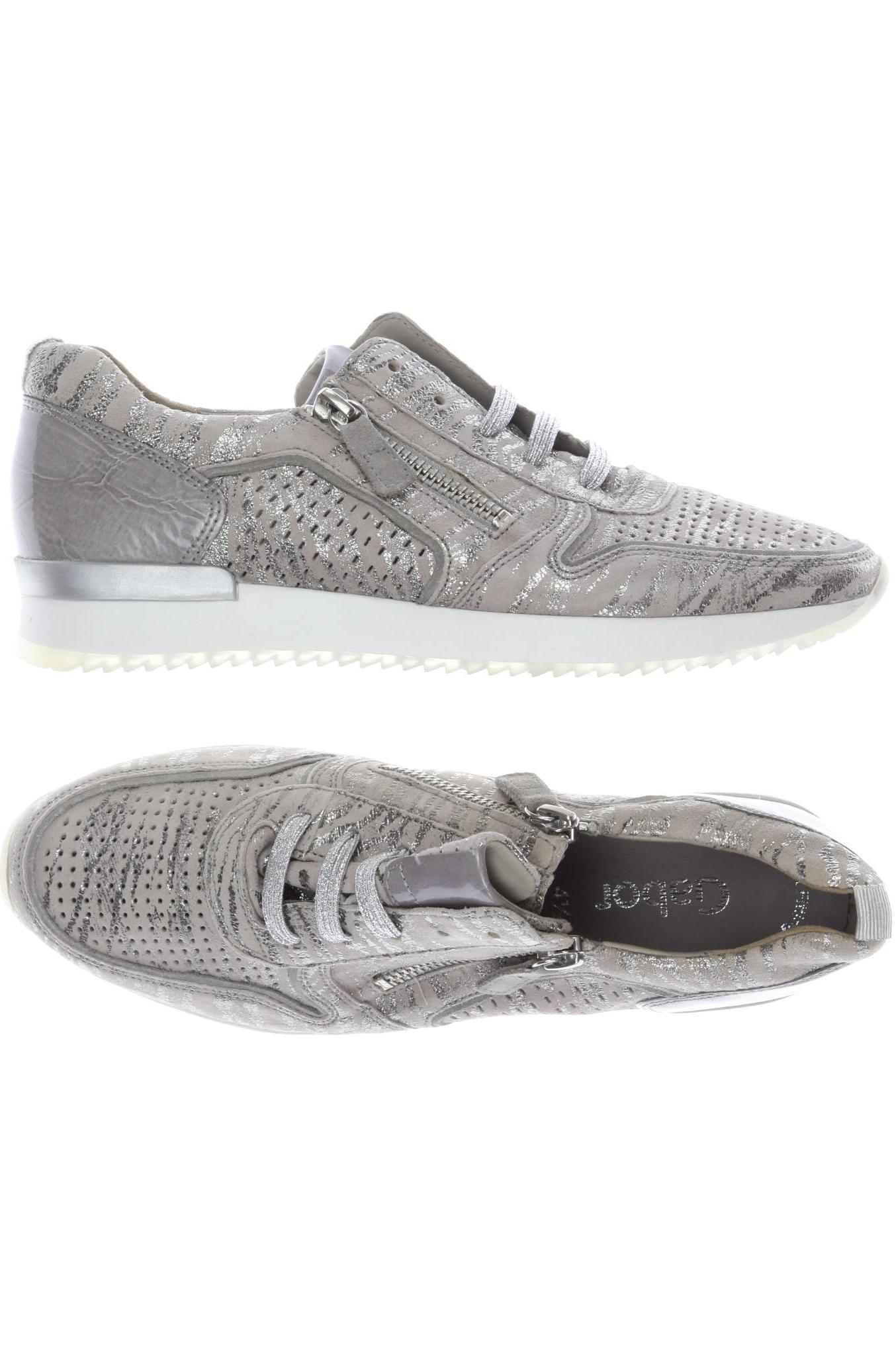 

Gabor Damen Sneakers, silber, Gr. 4.5