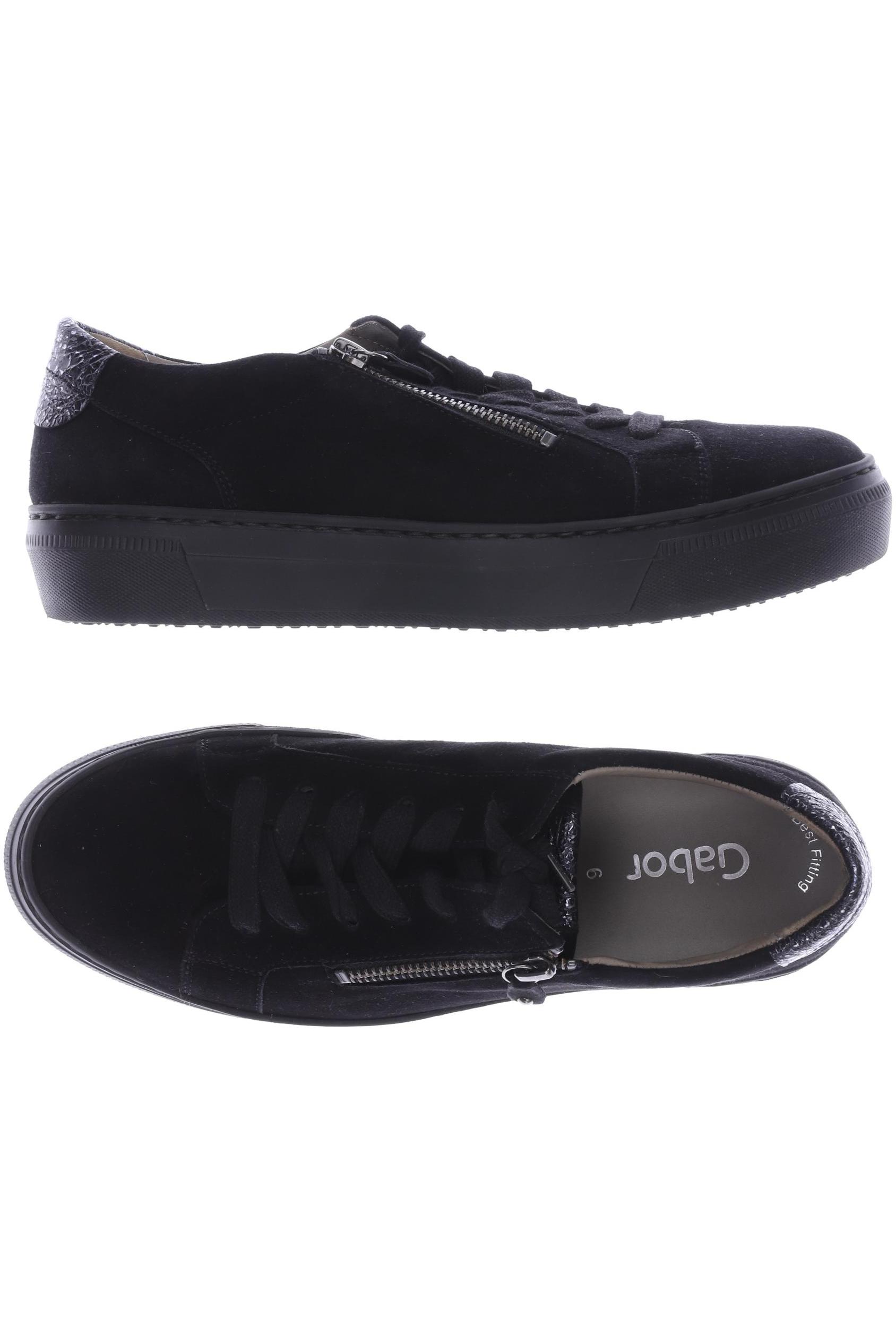 

Gabor Damen Sneakers, schwarz, Gr. 6