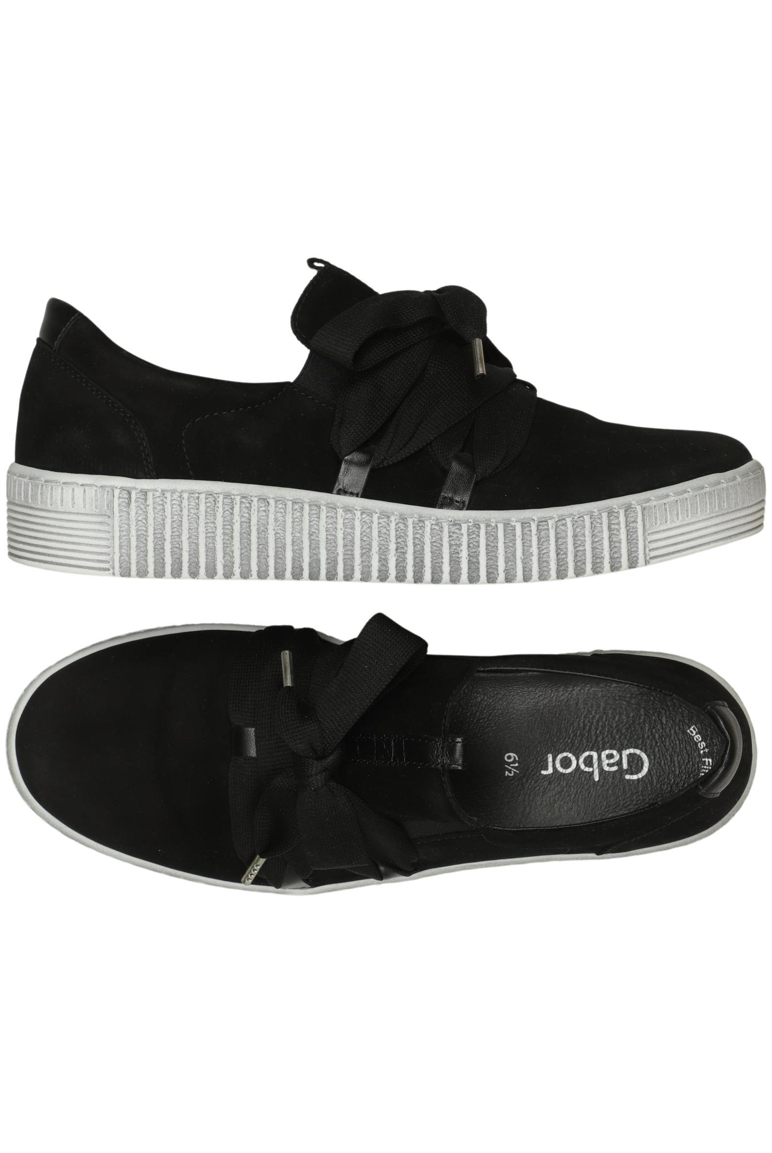 

Gabor Damen Sneakers, schwarz, Gr. 6.5