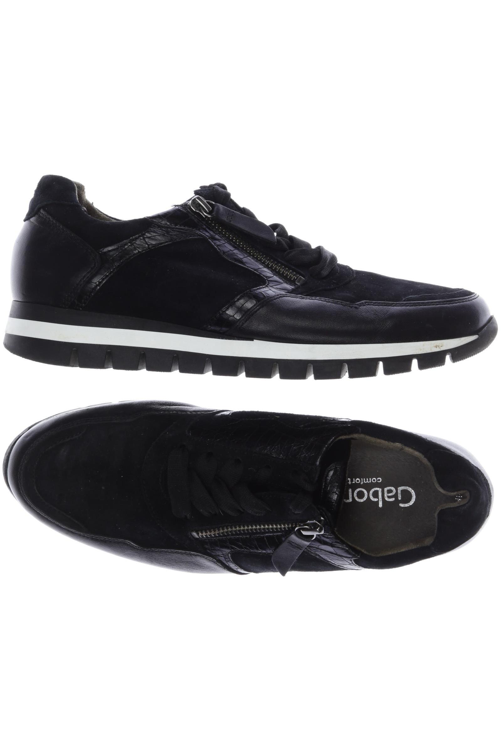

Gabor Damen Sneakers, schwarz, Gr. 6.5