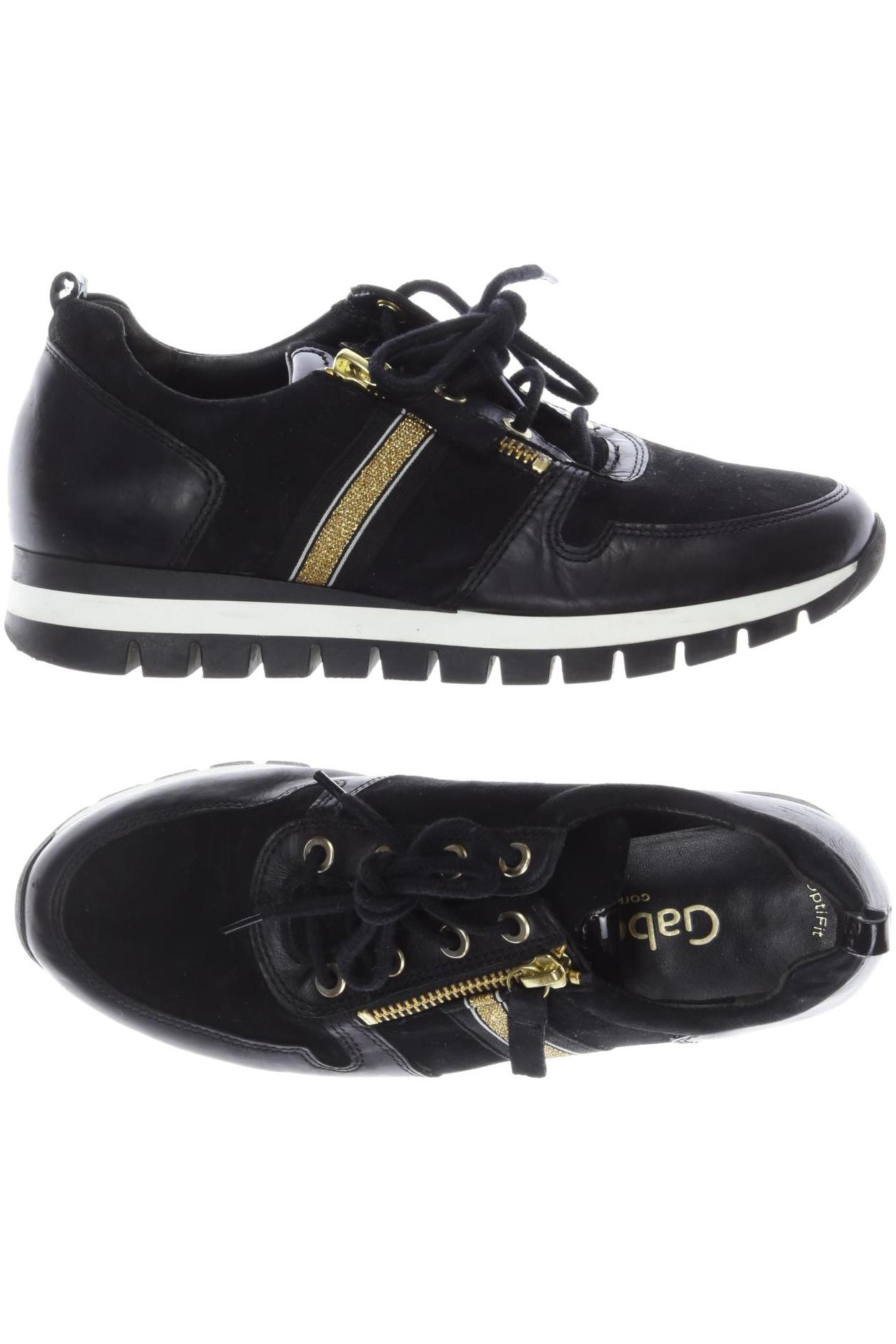 

Gabor Damen Sneakers, schwarz, Gr. 3.5