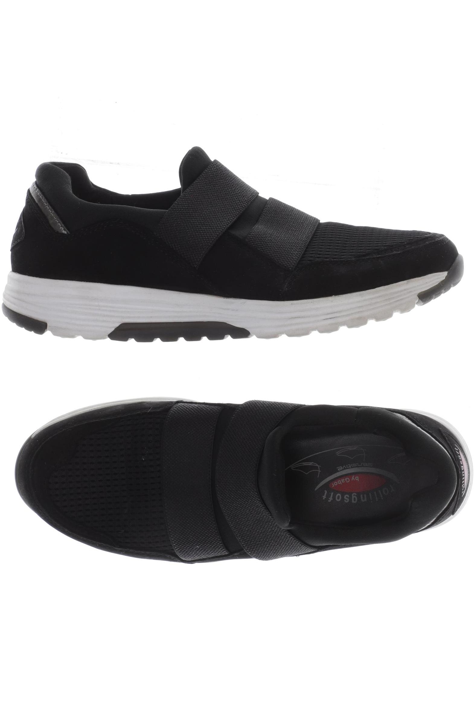 

Gabor Damen Sneakers, schwarz, Gr. 4.5