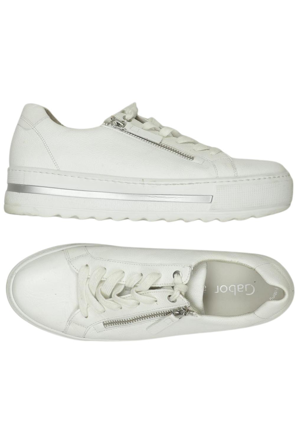 

Gabor Damen Sneakers, weiß, Gr. 6.5