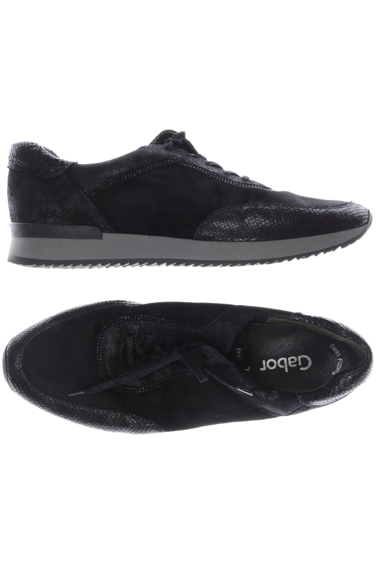 

Gabor Damen Sneakers, schwarz, Gr. 7