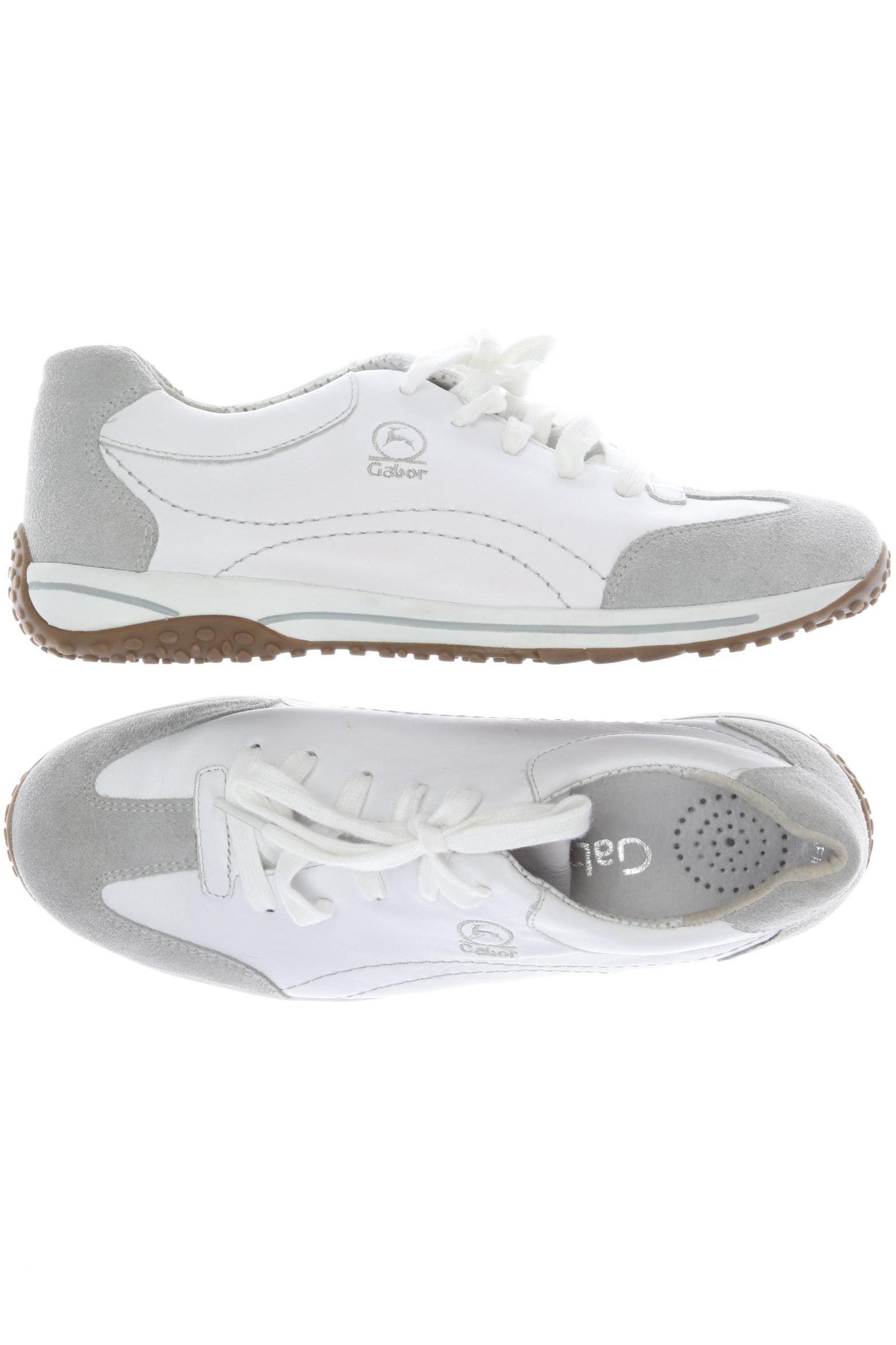 

Gabor Damen Sneakers, weiß, Gr. 6.5