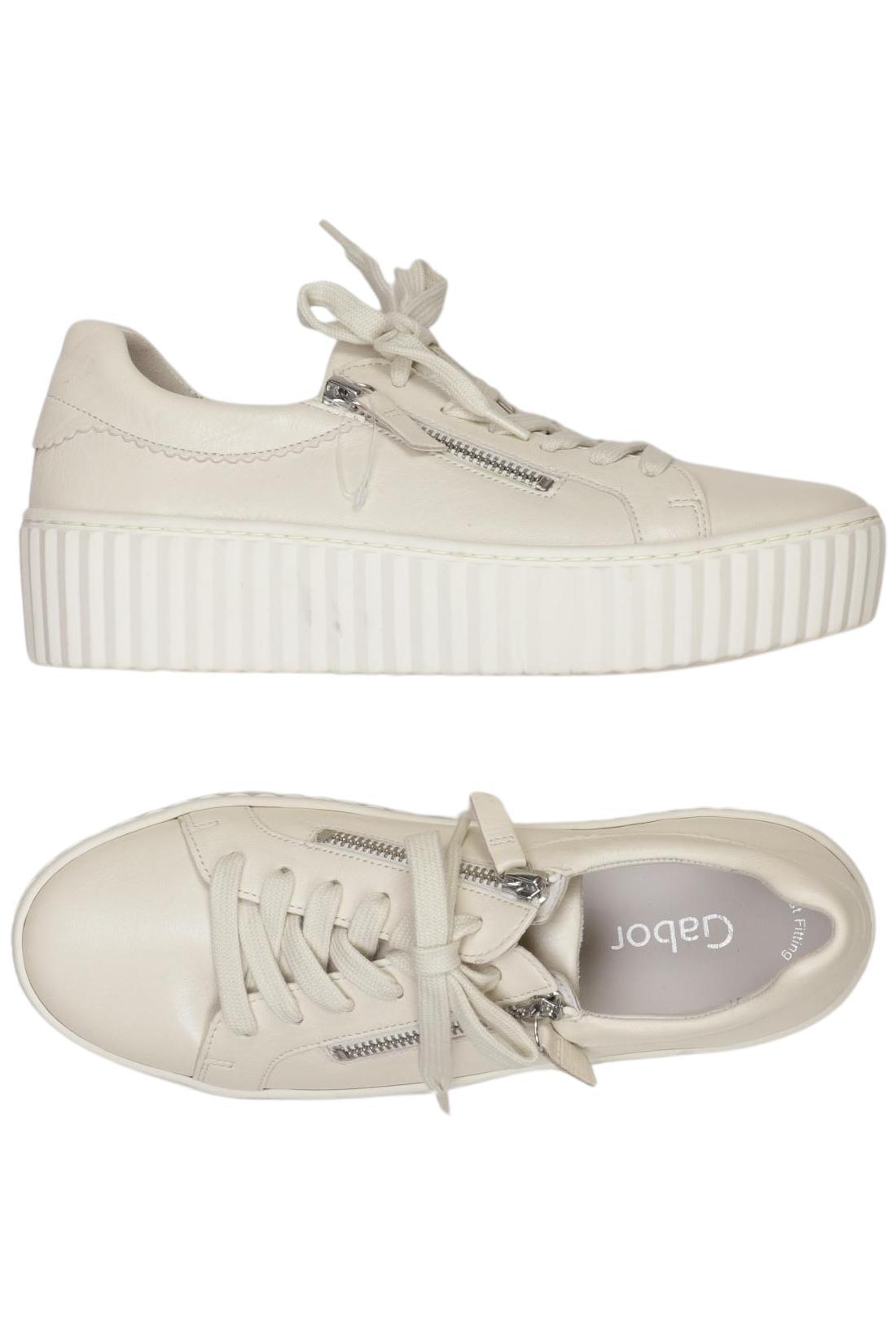 

Gabor Damen Sneakers, cremeweiß, Gr. 6.5