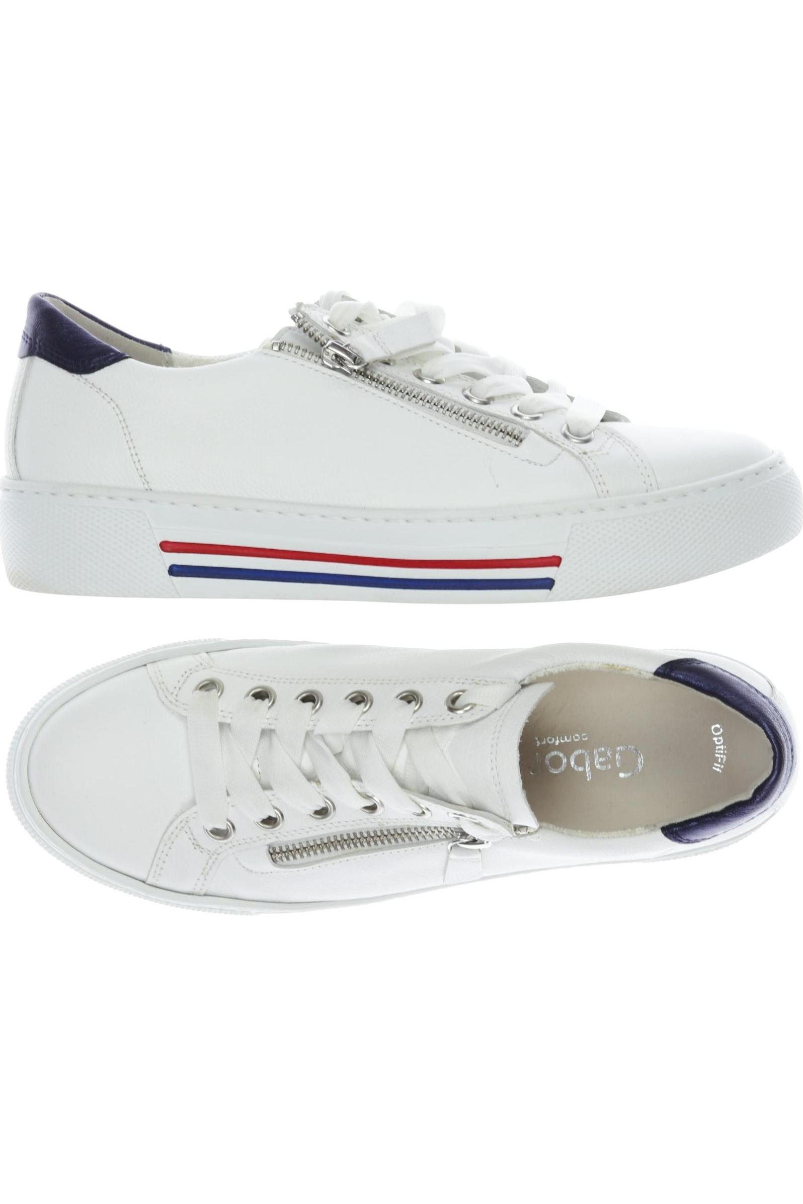

Gabor Damen Sneakers, weiß, Gr. 6.5
