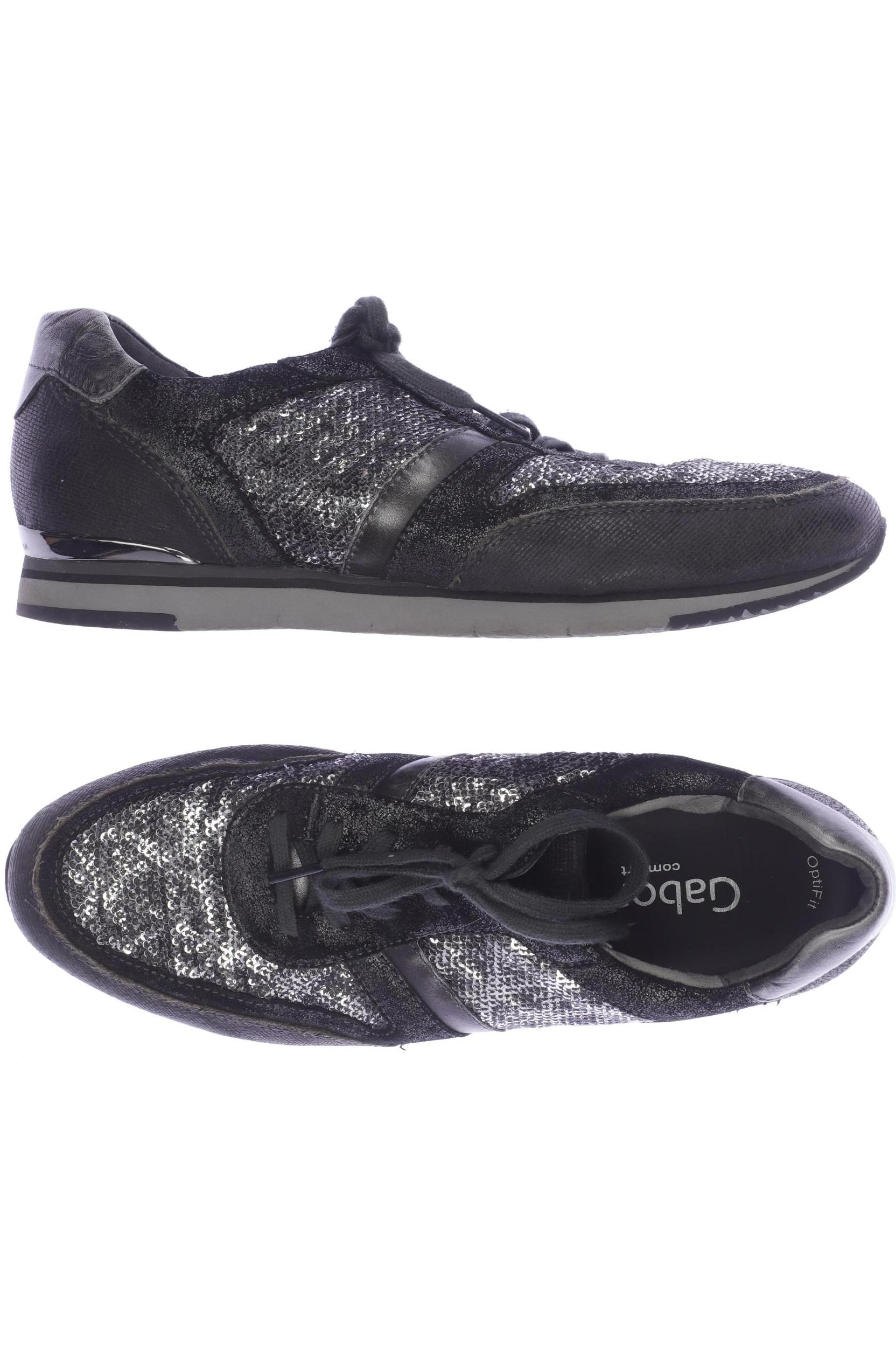 

Gabor Damen Sneakers, silber, Gr. 6.5