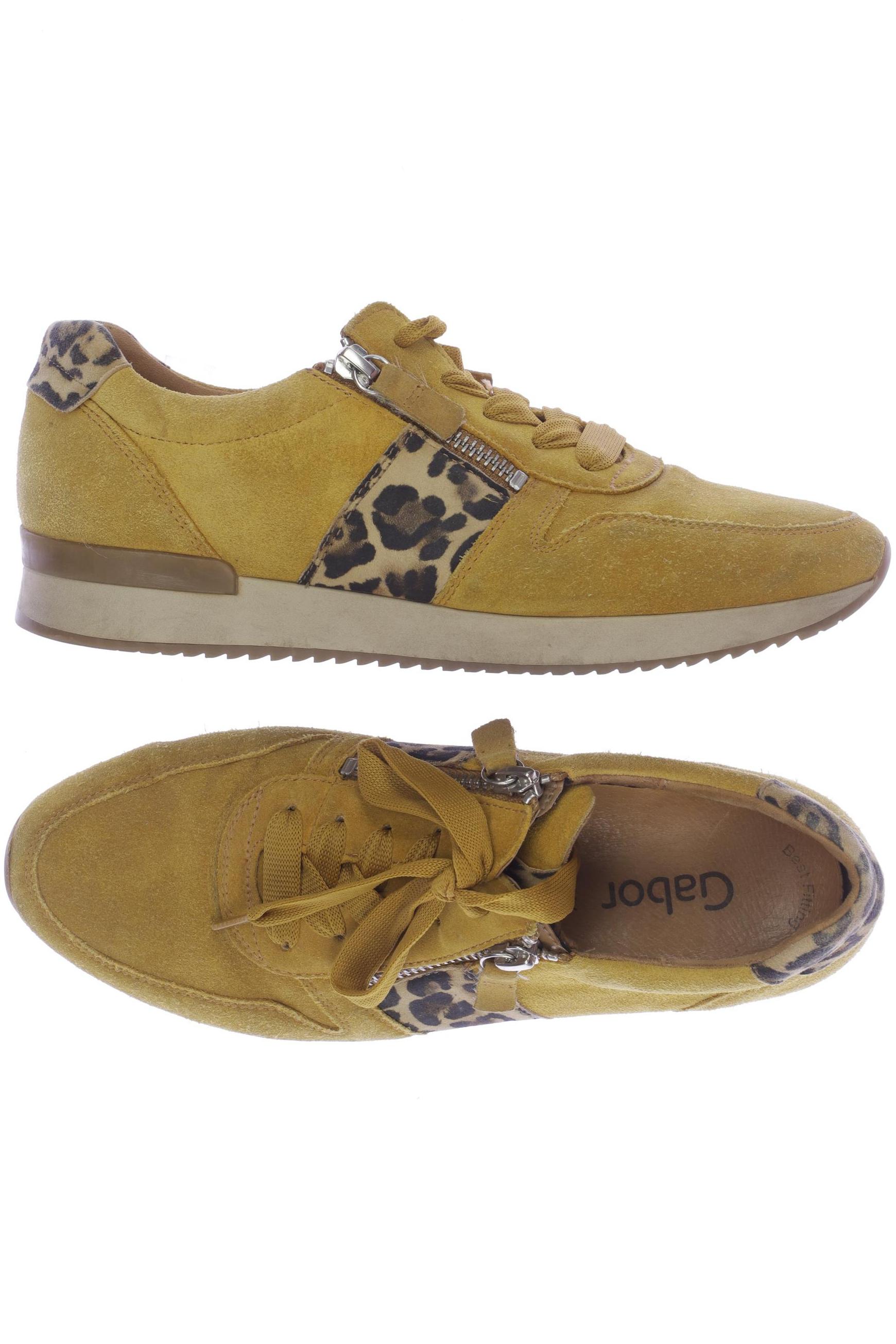 

Gabor Damen Sneakers, gelb, Gr. 4.5