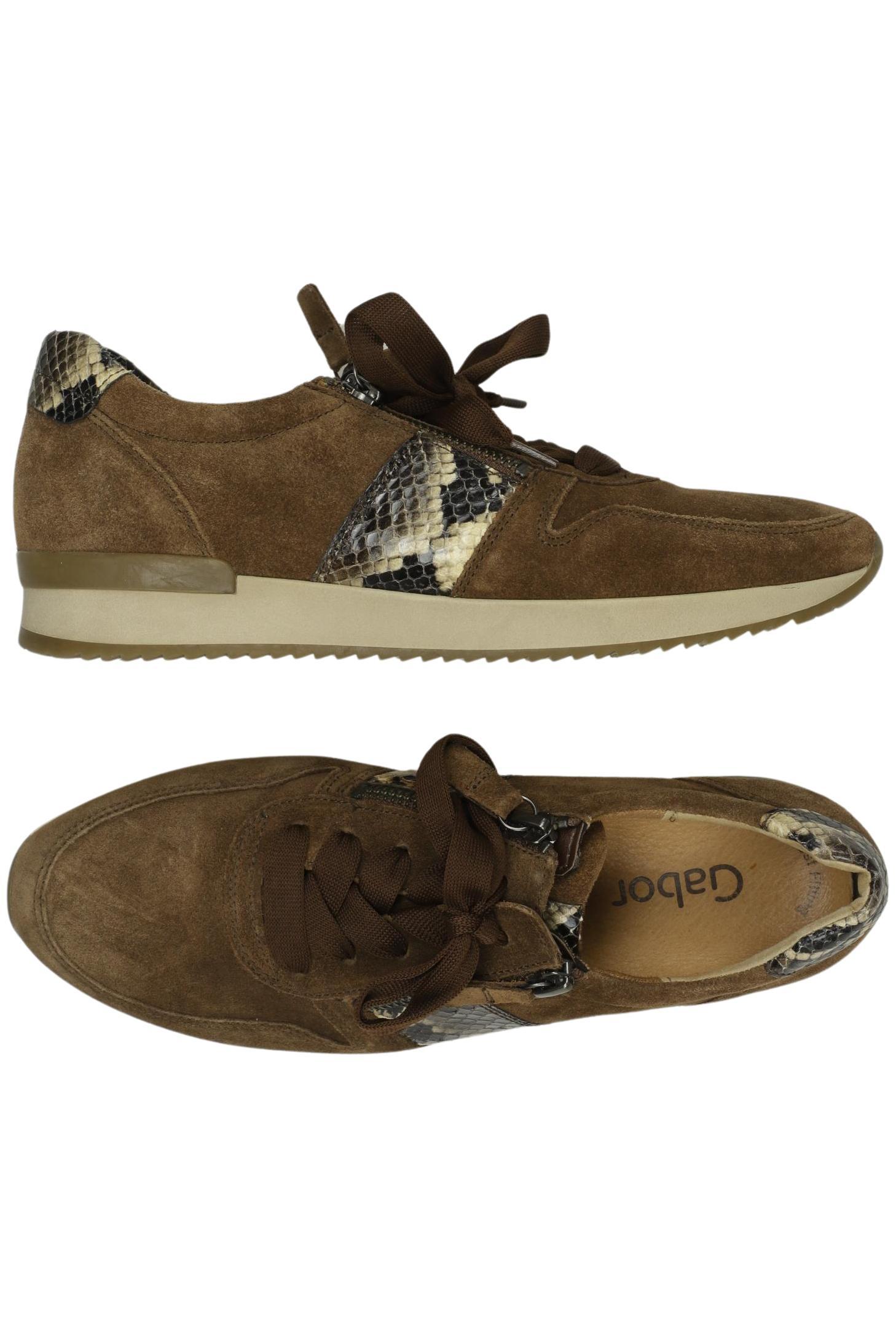 

Gabor Damen Sneakers, braun, Gr. 4.5