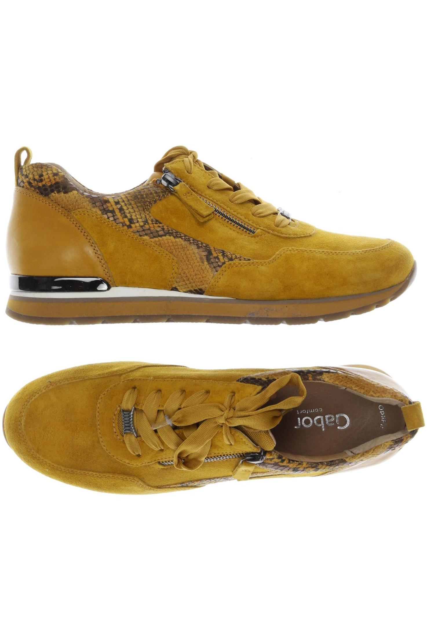 

Gabor Damen Sneakers, gelb, Gr. 9.5