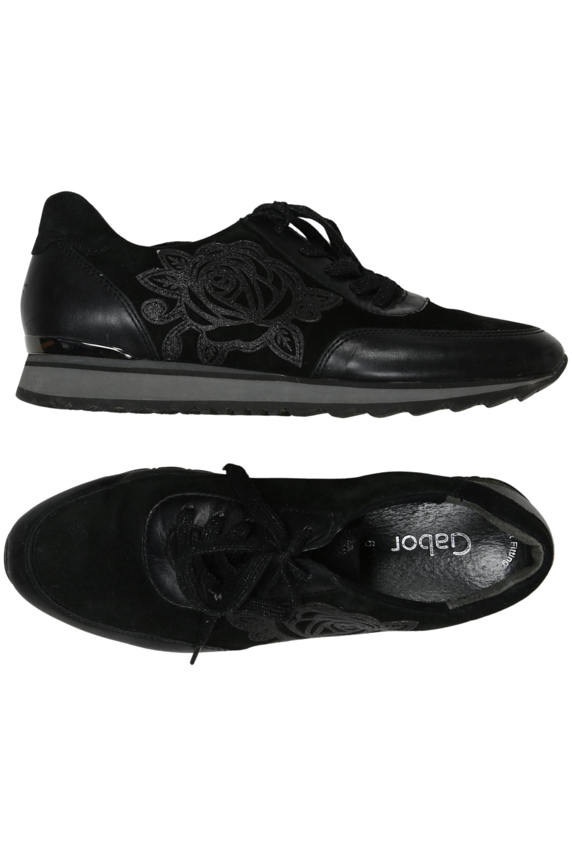 

Gabor Damen Sneakers, schwarz, Gr. 6