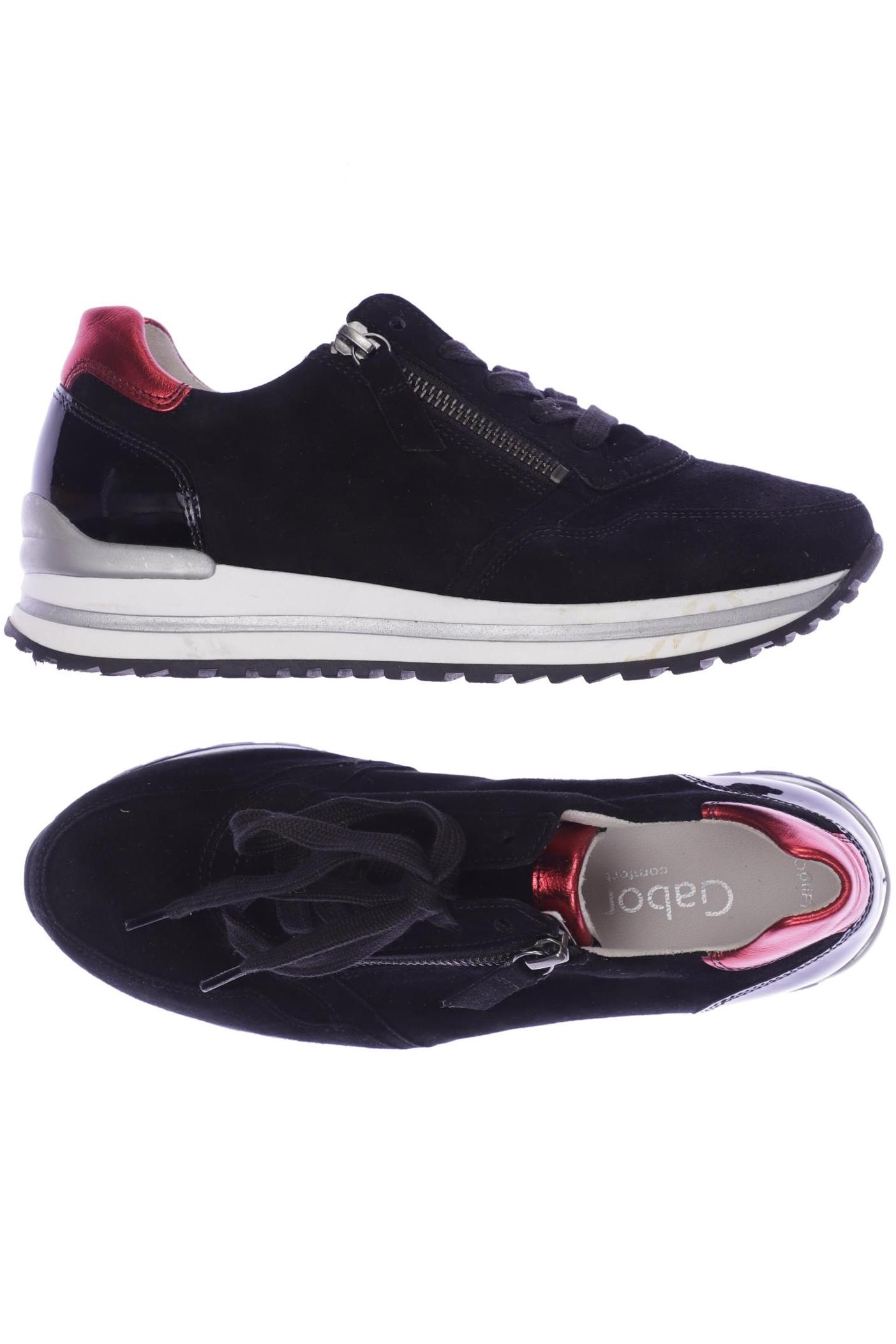 

Gabor Damen Sneakers, schwarz, Gr. 4
