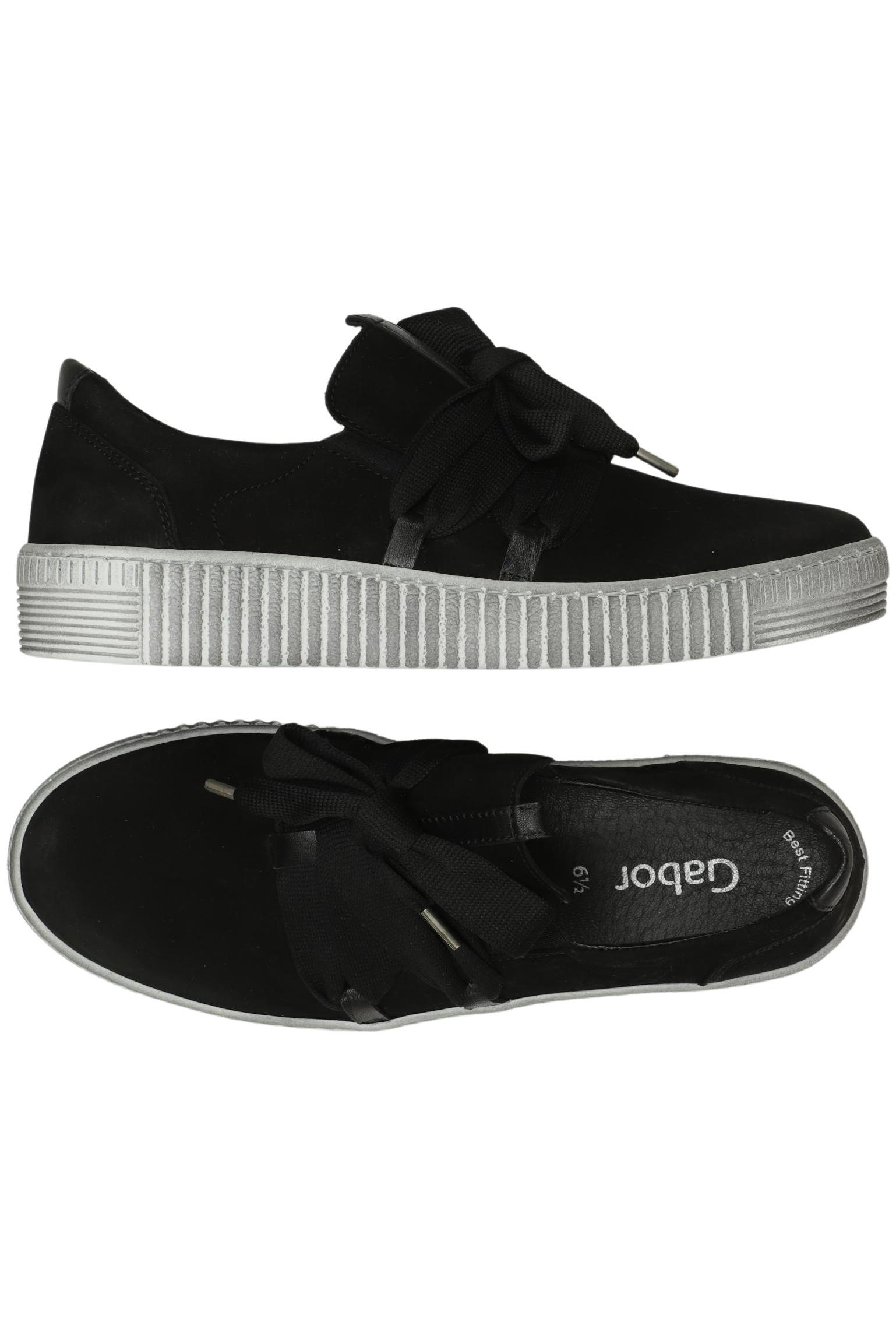 

Gabor Damen Sneakers, schwarz, Gr. 6.5