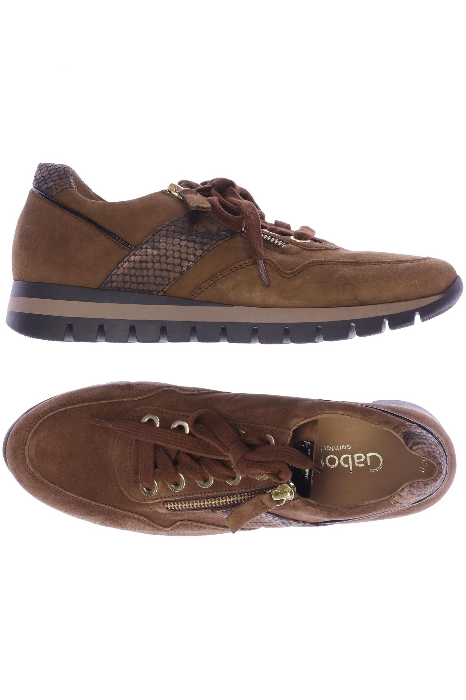 

Gabor Damen Sneakers, braun, Gr. 6.5