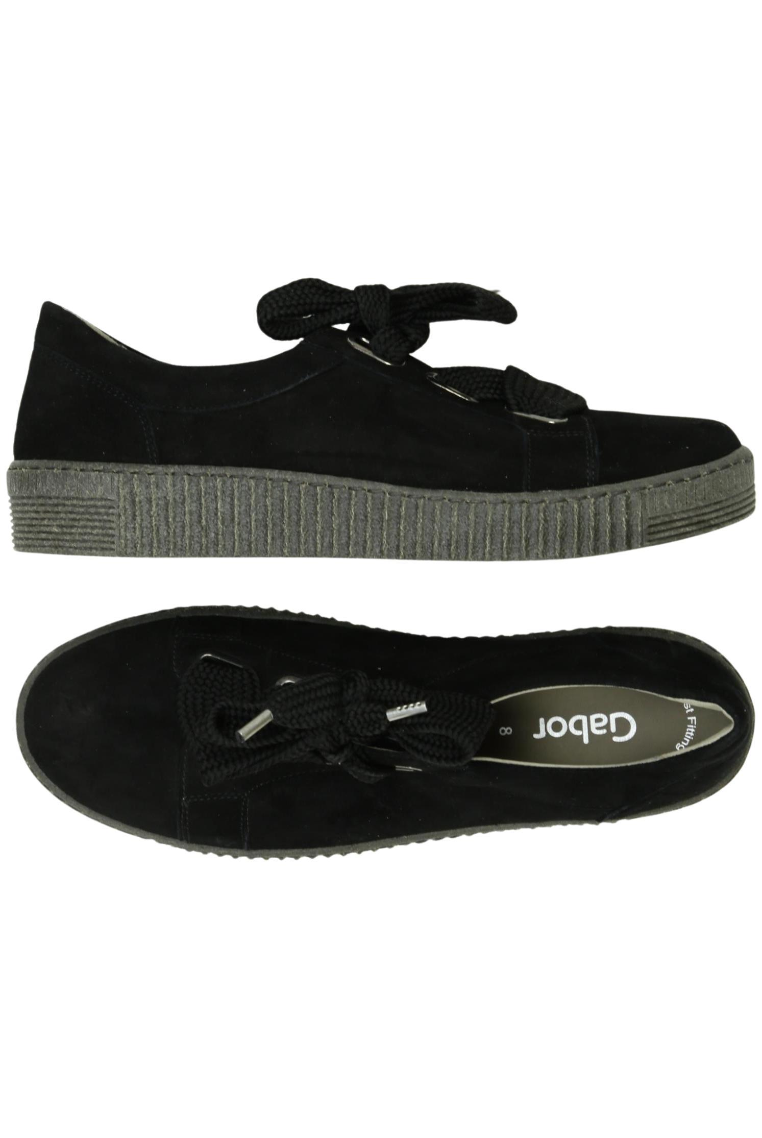 

Gabor Damen Sneakers, schwarz, Gr. 8