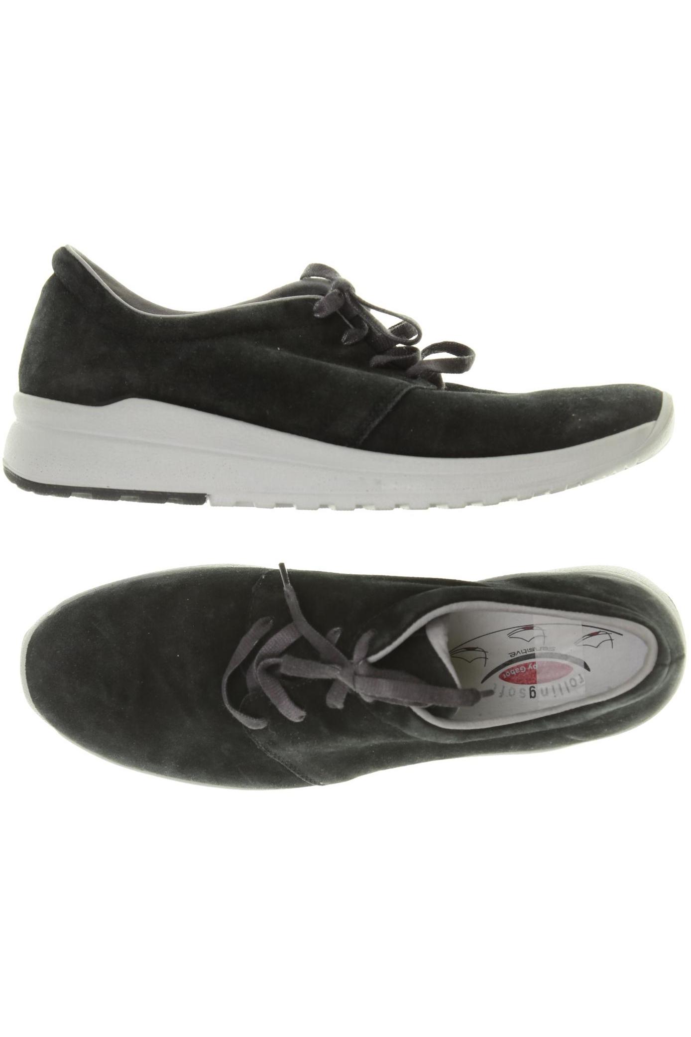 

Gabor Damen Sneakers, schwarz, Gr. 9