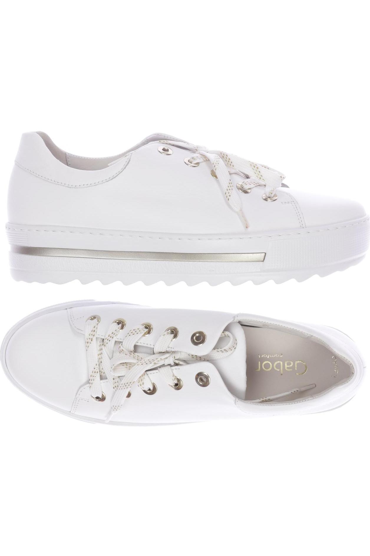 

Gabor Damen Sneakers, weiß, Gr. 6.5